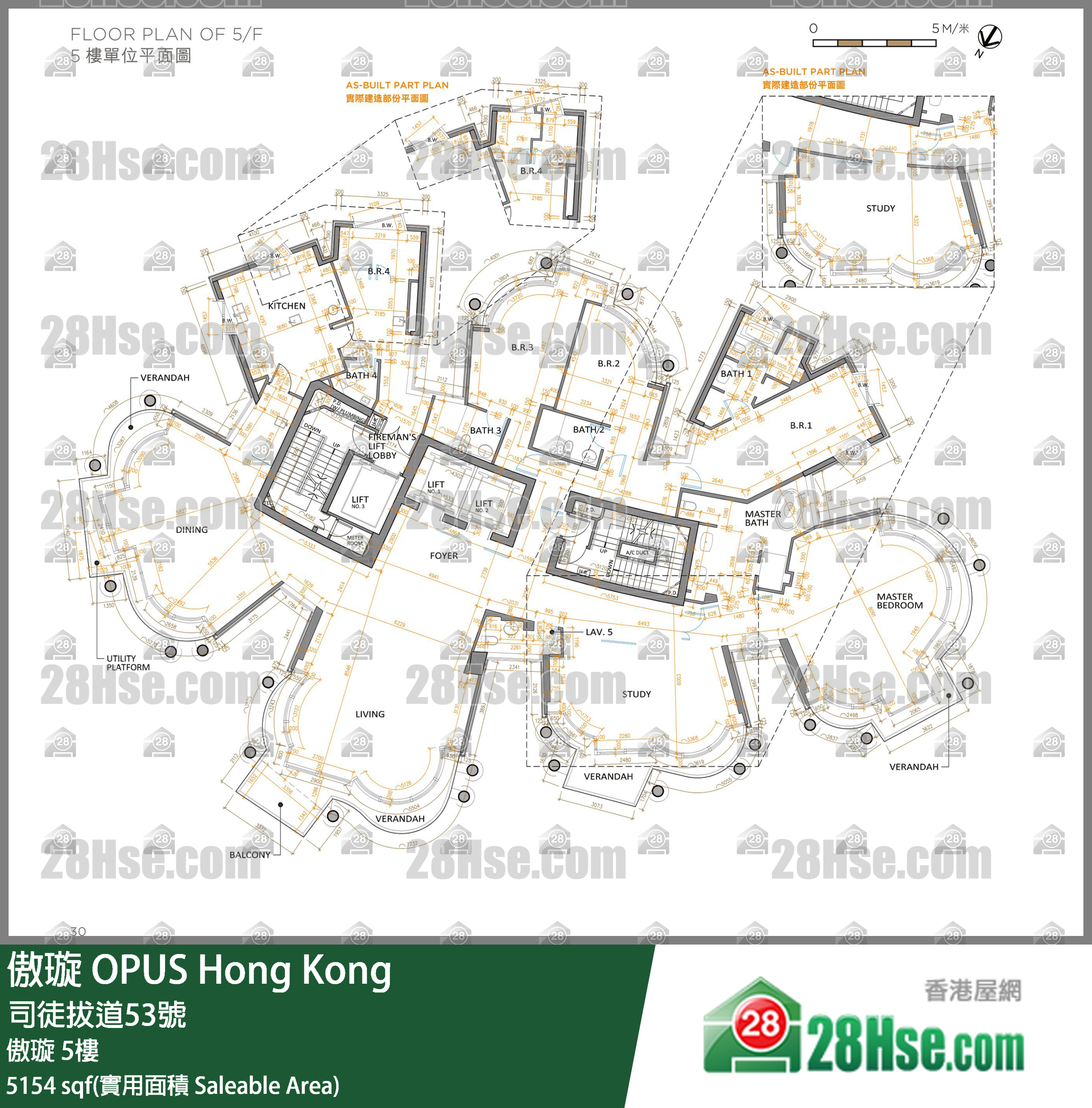 傲璇 傲璇 5楼 平面图