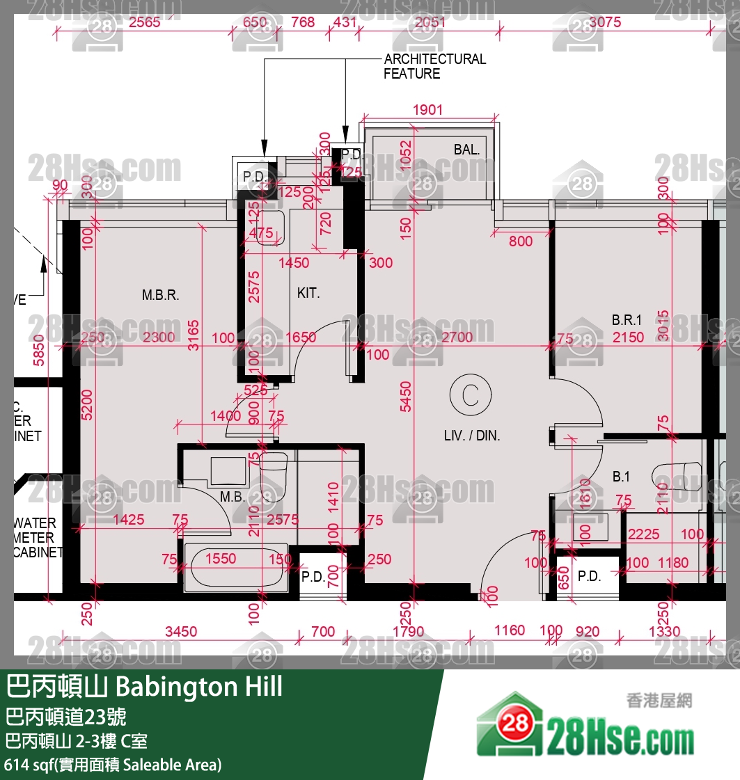 巴丙頓山 巴丙頓山 3樓 C室 平面圖