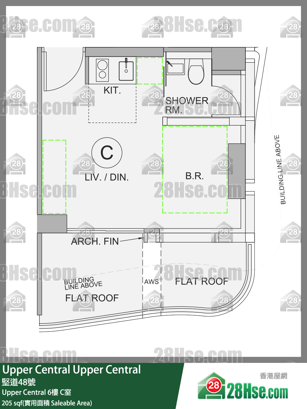 Upper Central Upper Central6樓 C室 平面圖