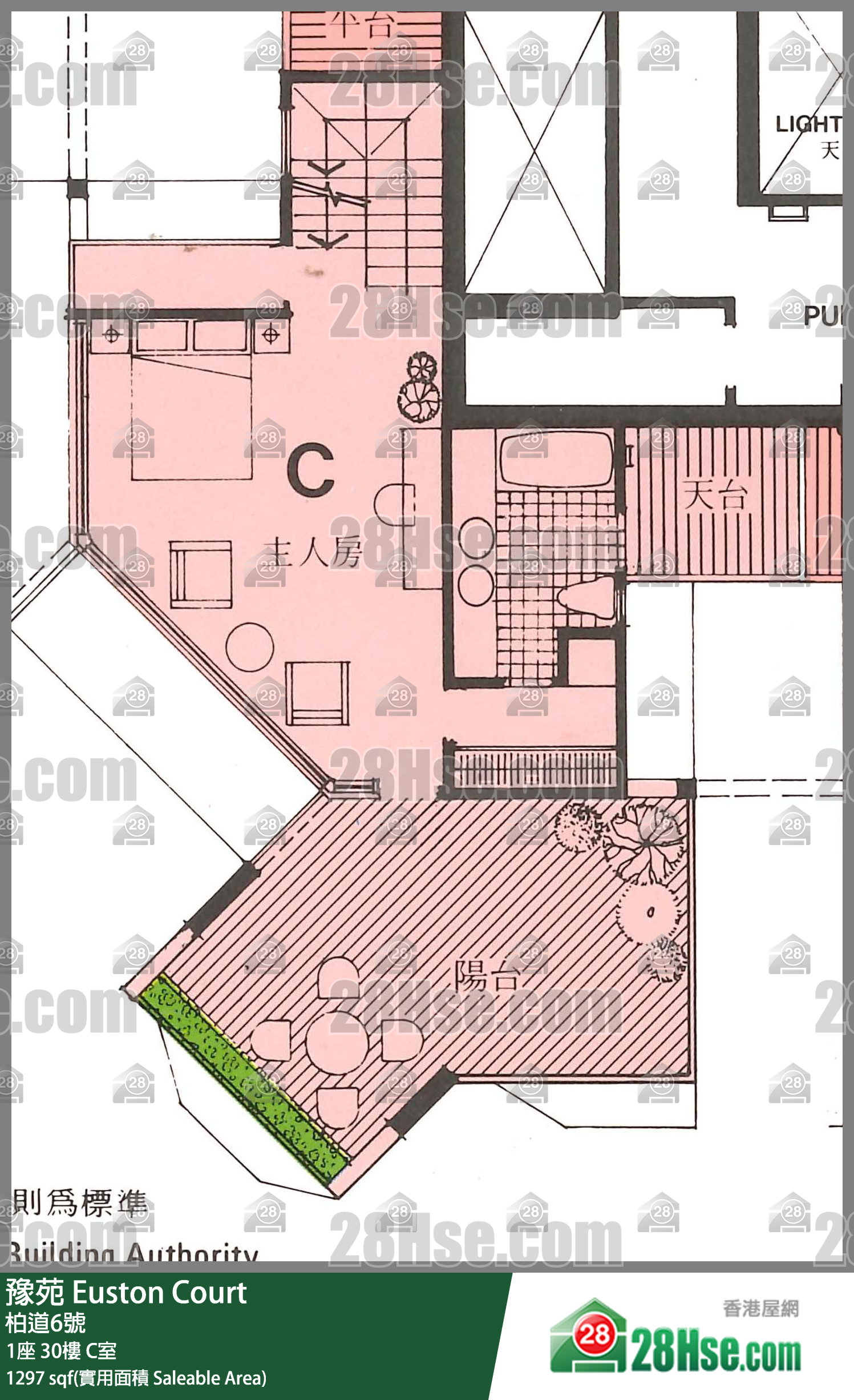 豫苑 1座30樓 C室 平面圖