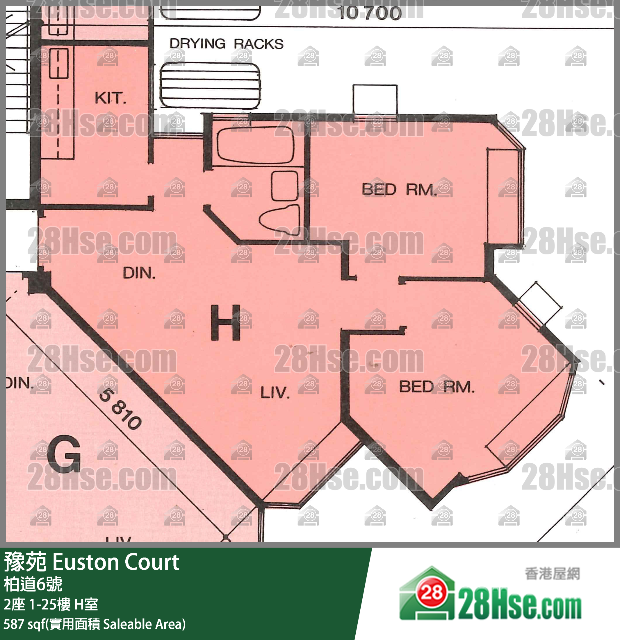 豫苑 单位平面图(由 28Hse 提供)
