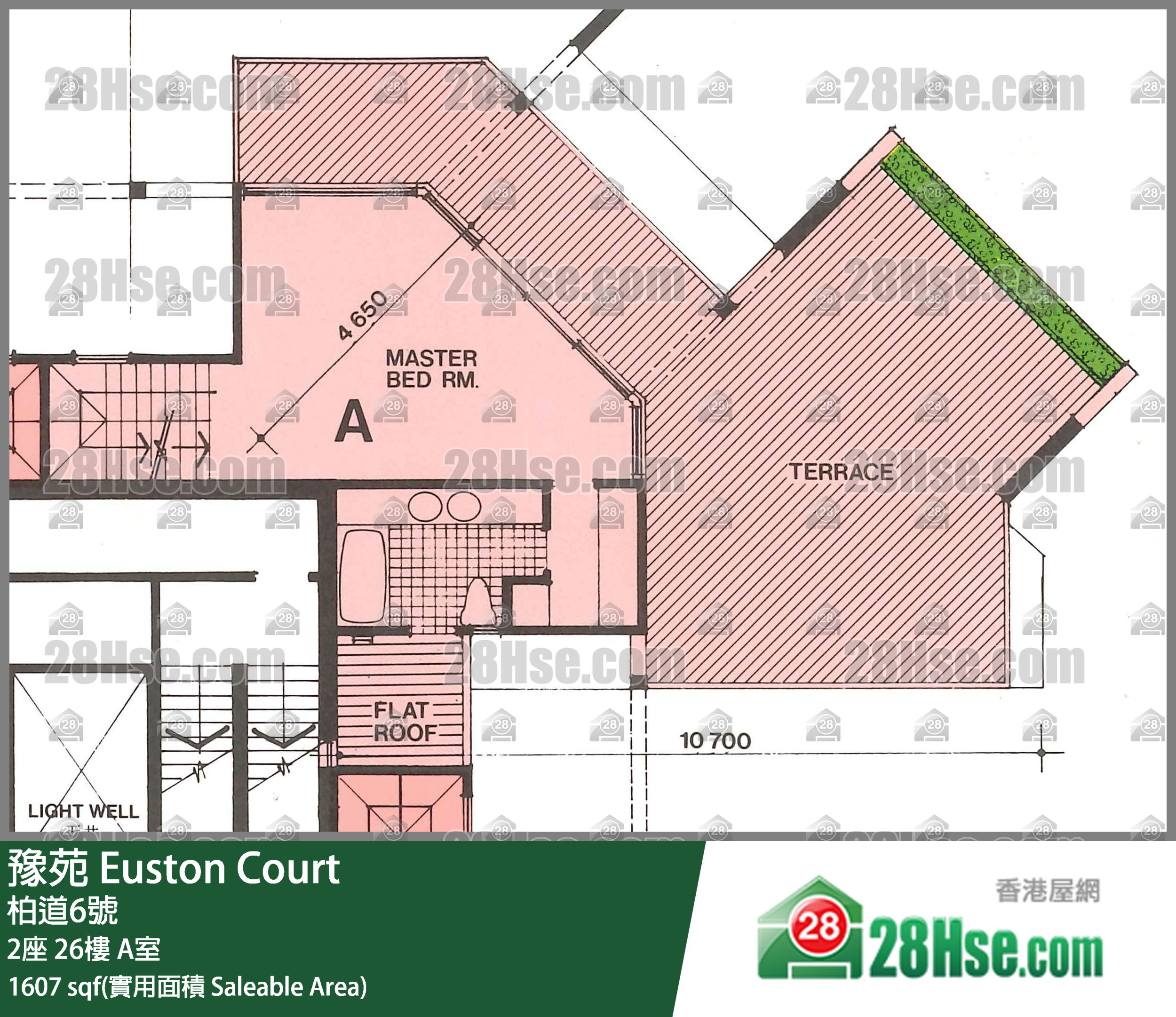 豫苑 2座26樓 A室 平面圖