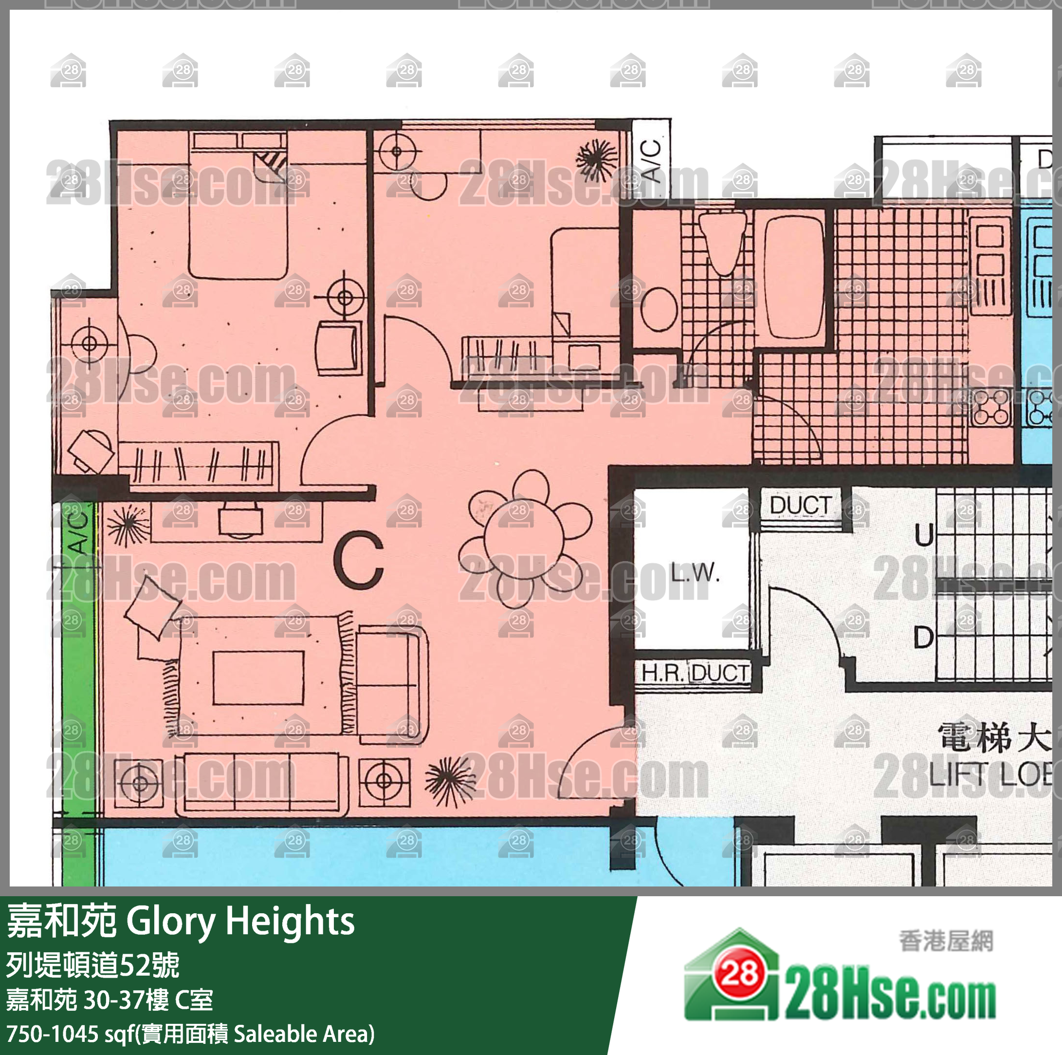 嘉和苑 嘉和苑31樓 C室 平面圖