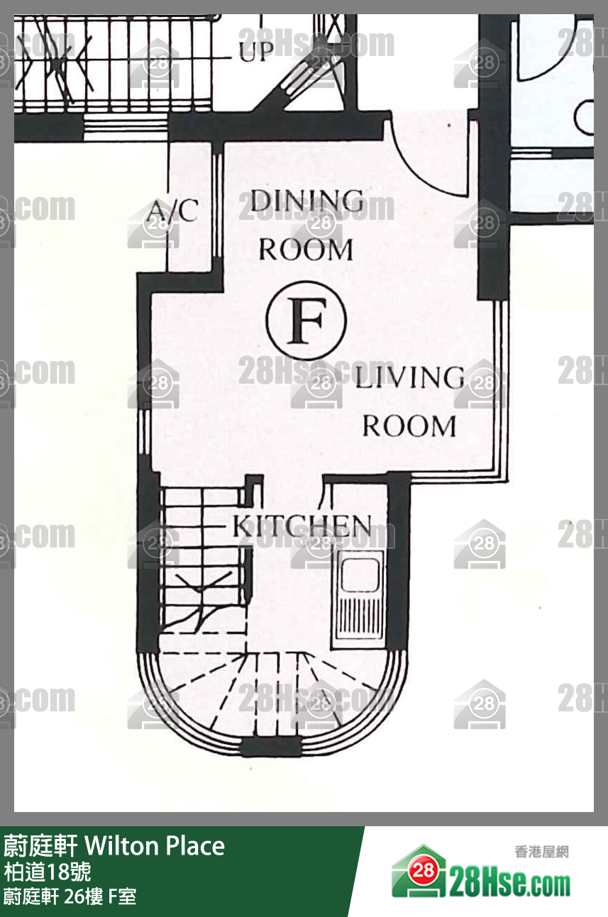 蔚庭軒 蔚庭軒26樓 F室 平面圖