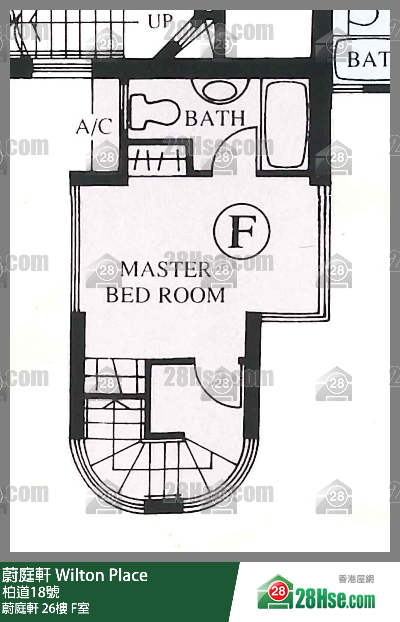 蔚庭軒 蔚庭軒26樓 F室 平面圖