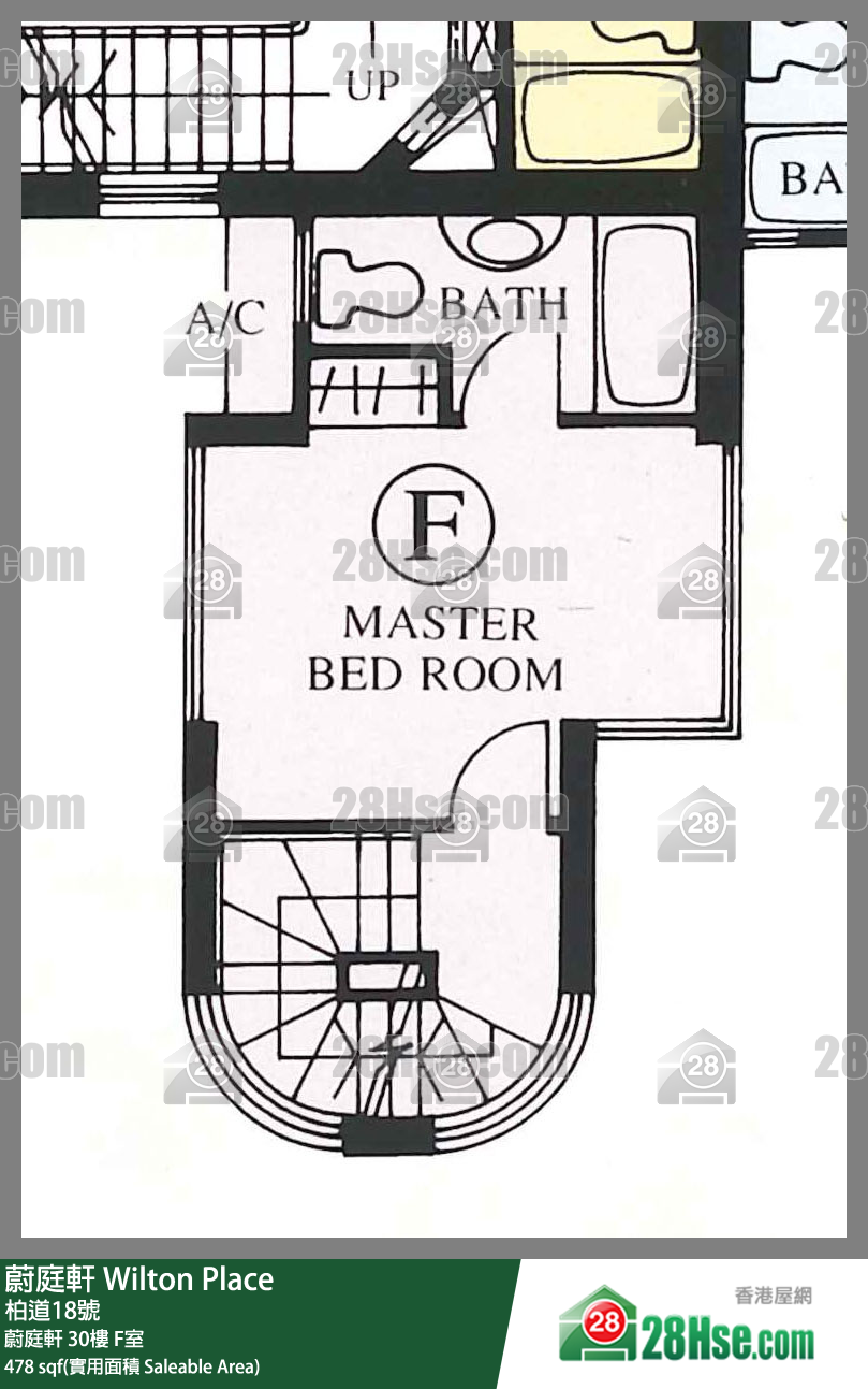 蔚庭軒 蔚庭軒30樓 F室 平面圖