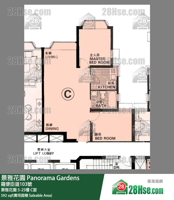 Panorama Gardens Unit FloorPlan (Provided by 28Hse)