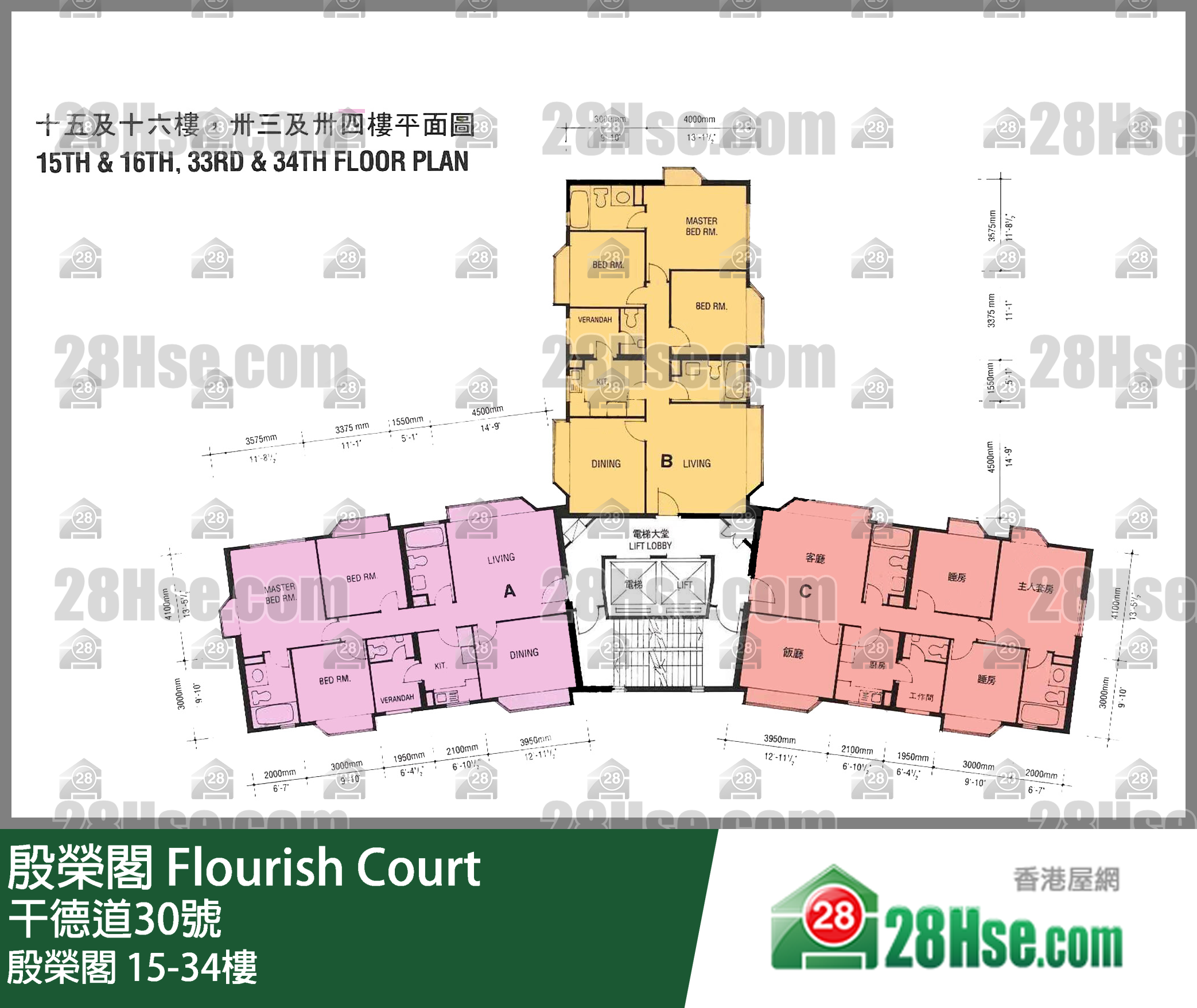 Flourish Court Floor FloorPlan (Provided by 28Hse)