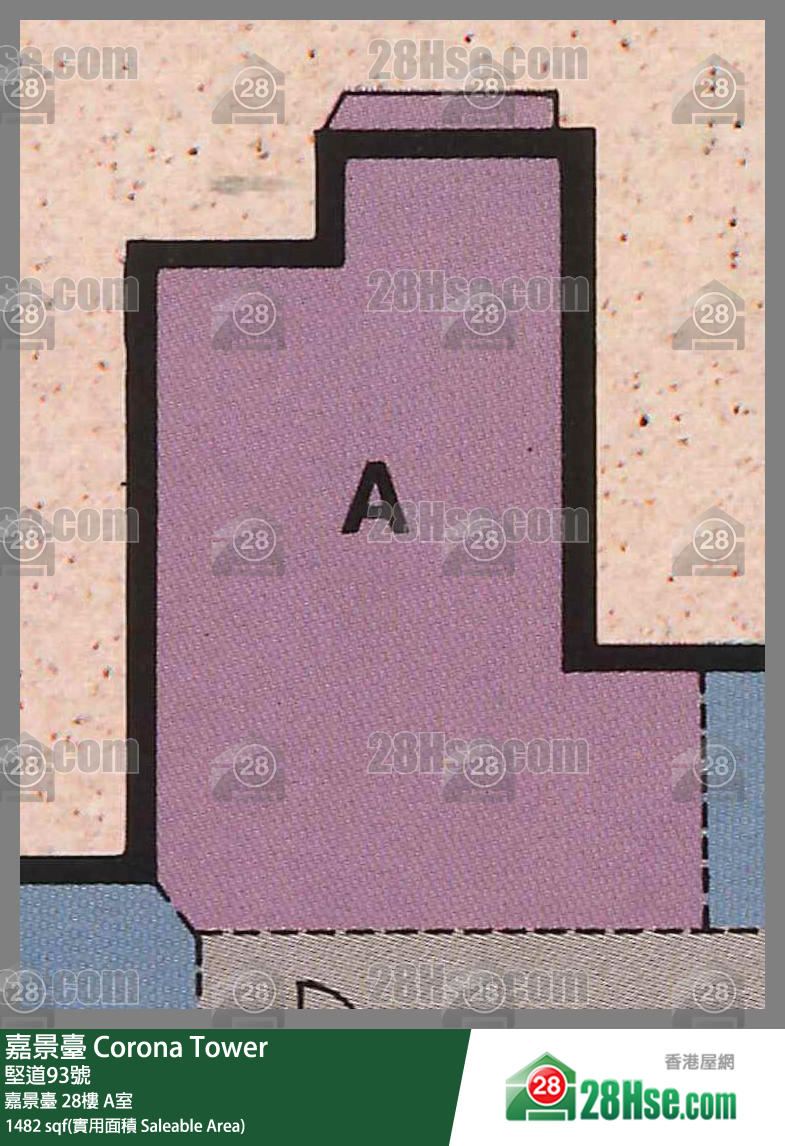 嘉景台 嘉景台28楼 A室 平面图
