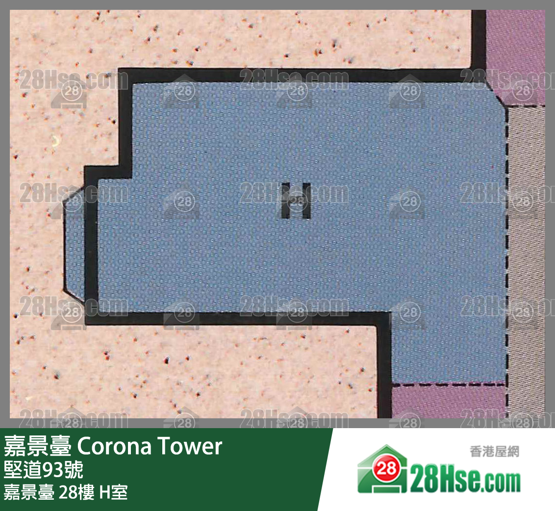 嘉景台 嘉景台28楼 H室 平面图