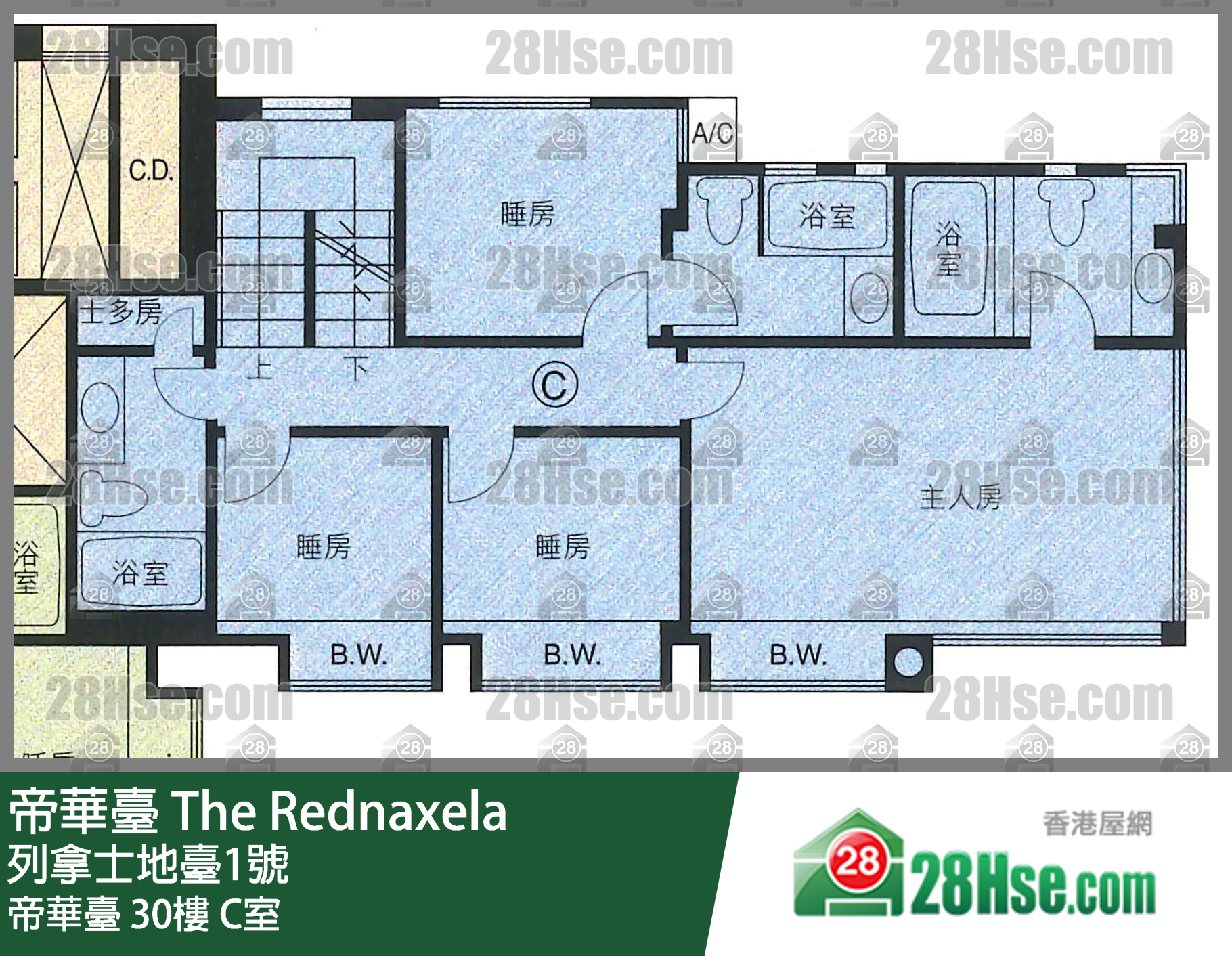 帝华台 帝华台 30楼 C室 平面图
