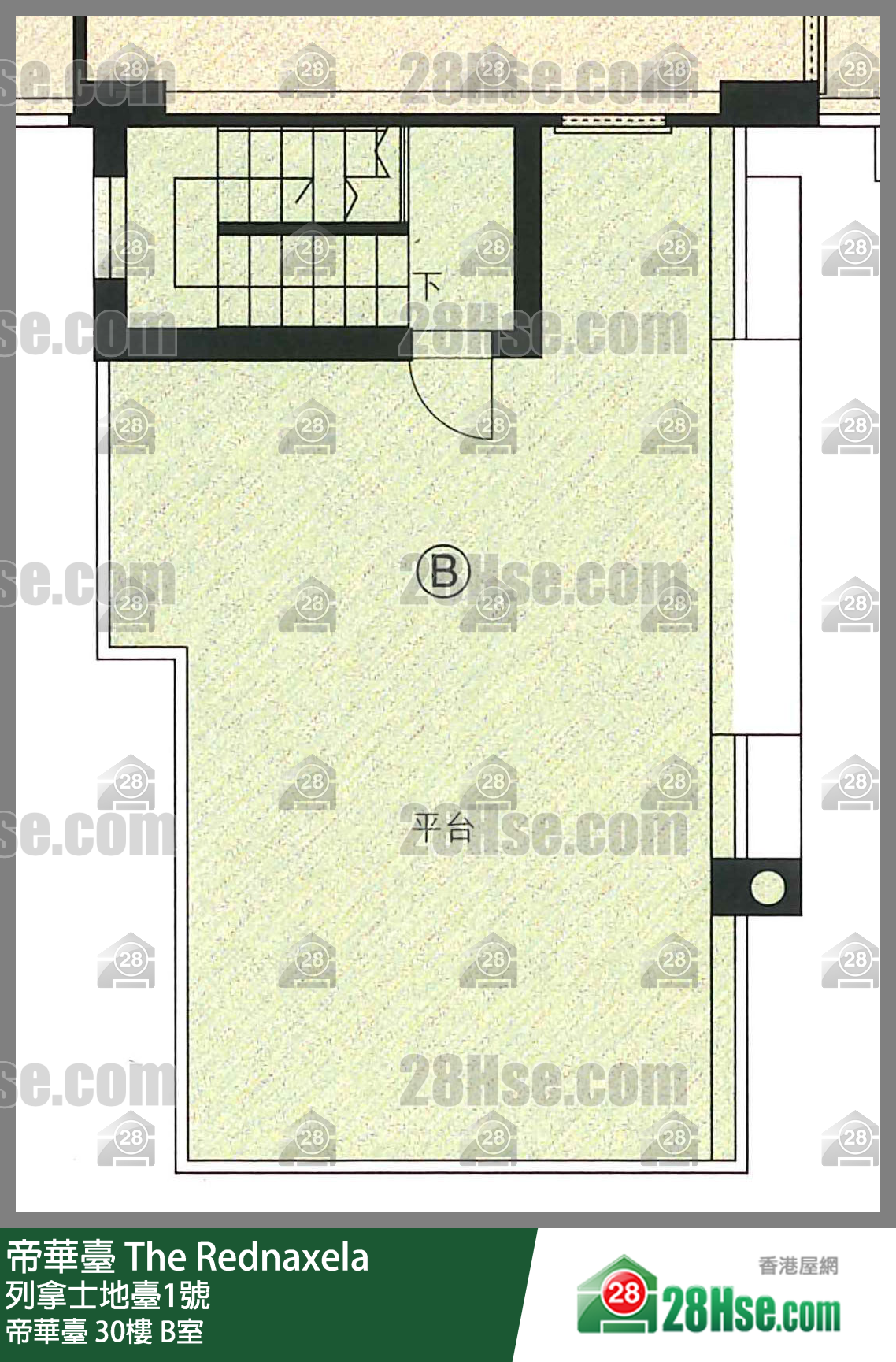 帝华台 帝华台30楼 B室 平面图
