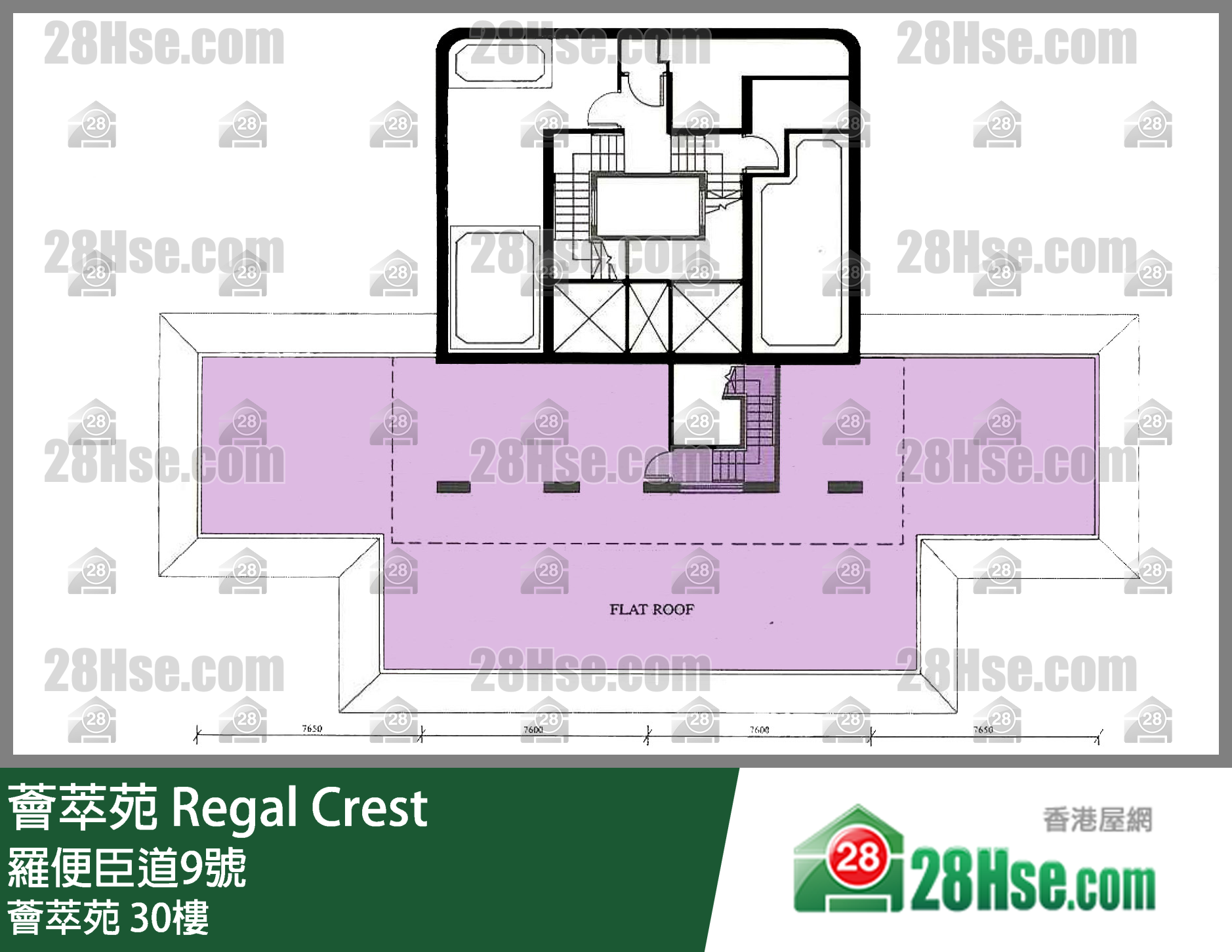 薈萃苑 30樓 平面圖