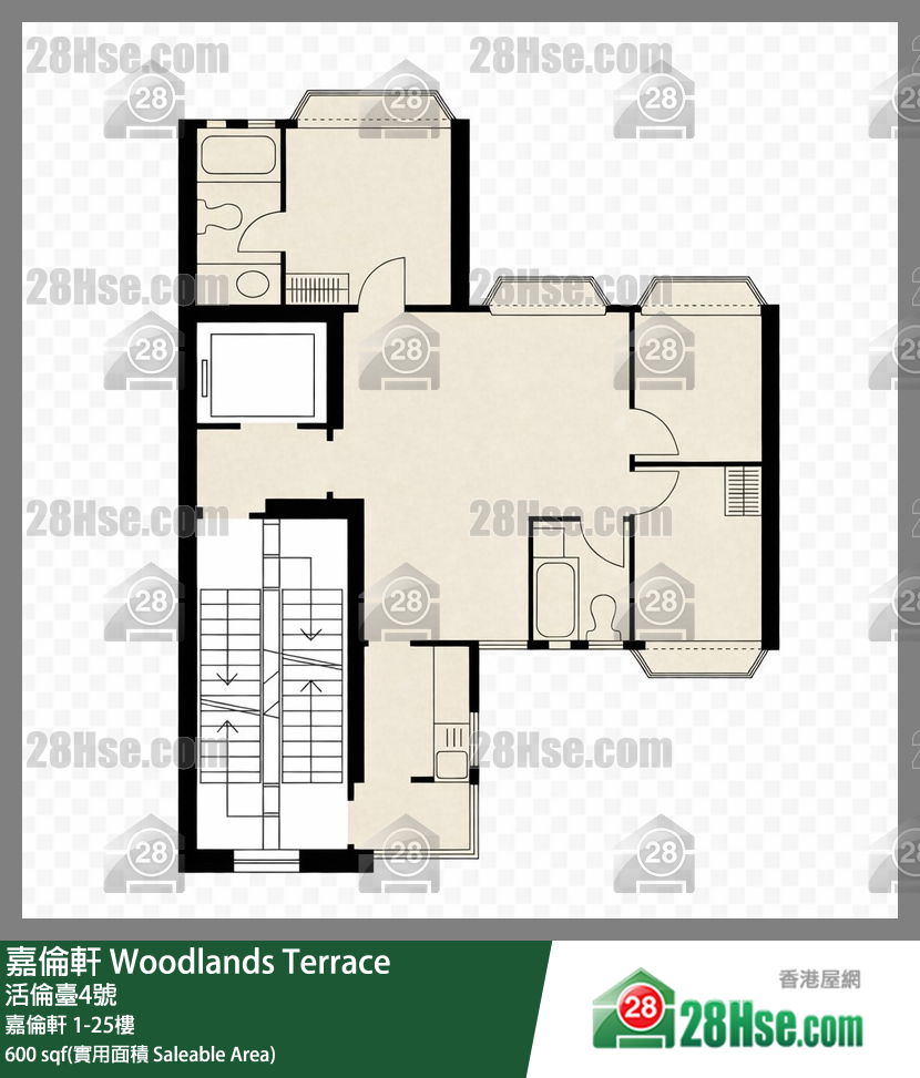 嘉倫軒 嘉倫軒 19樓 平面圖
