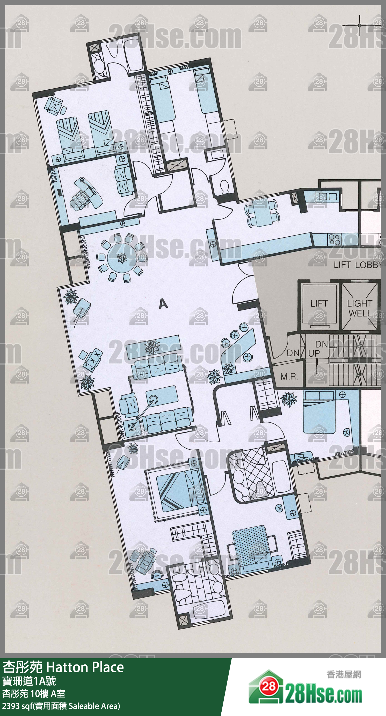 杏彤苑 杏彤苑10樓 A室 平面圖