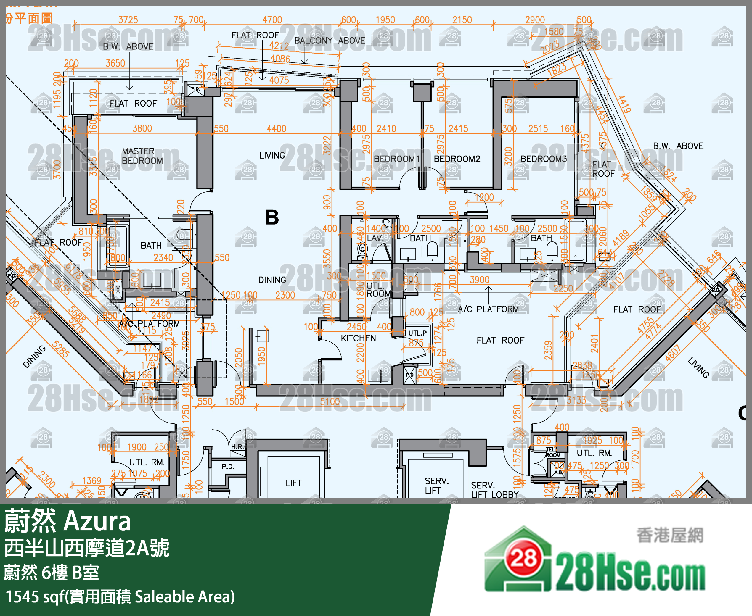 蔚然 蔚然 6樓 B室 平面圖