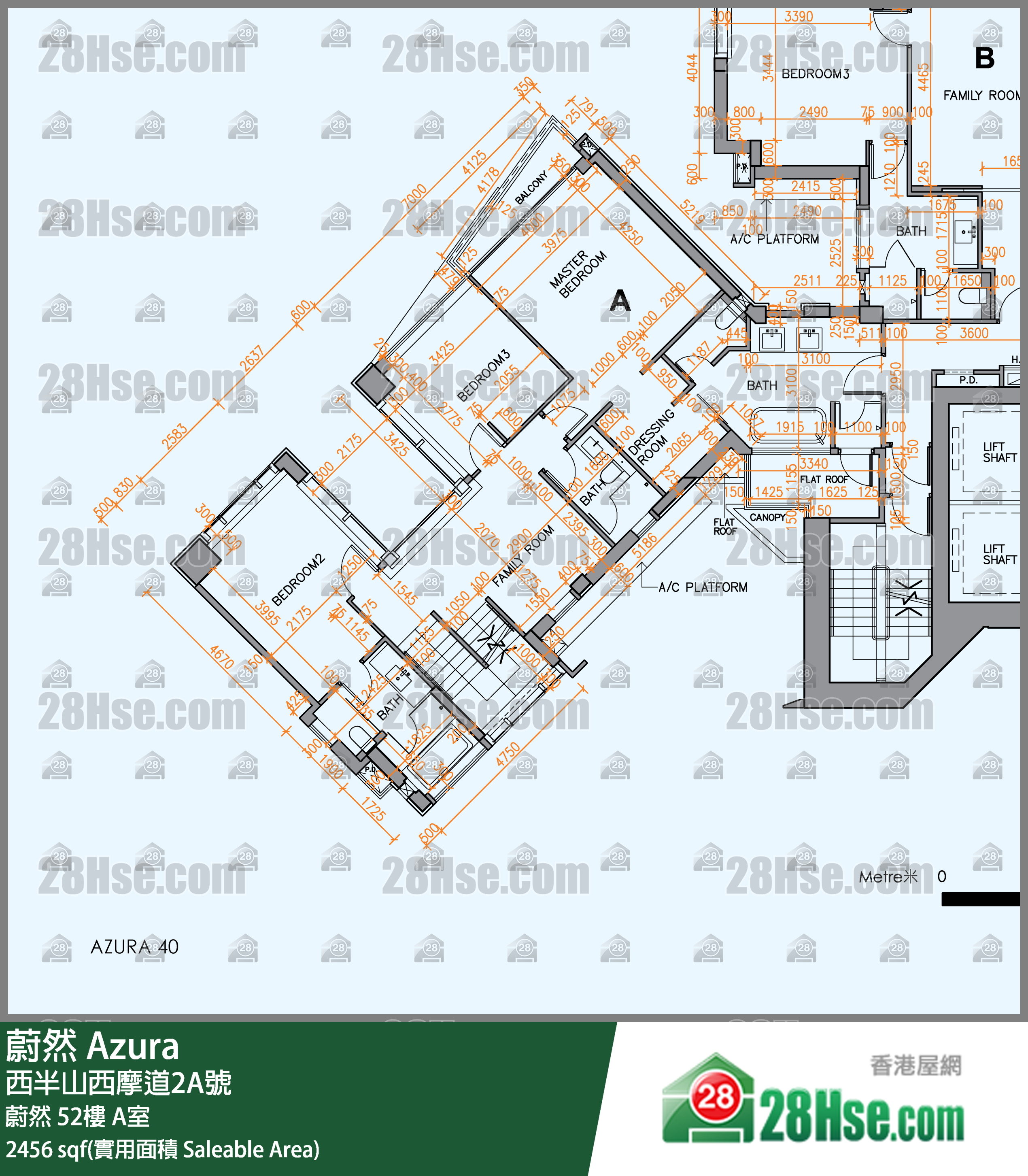 蔚然 蔚然52樓 A室 平面圖