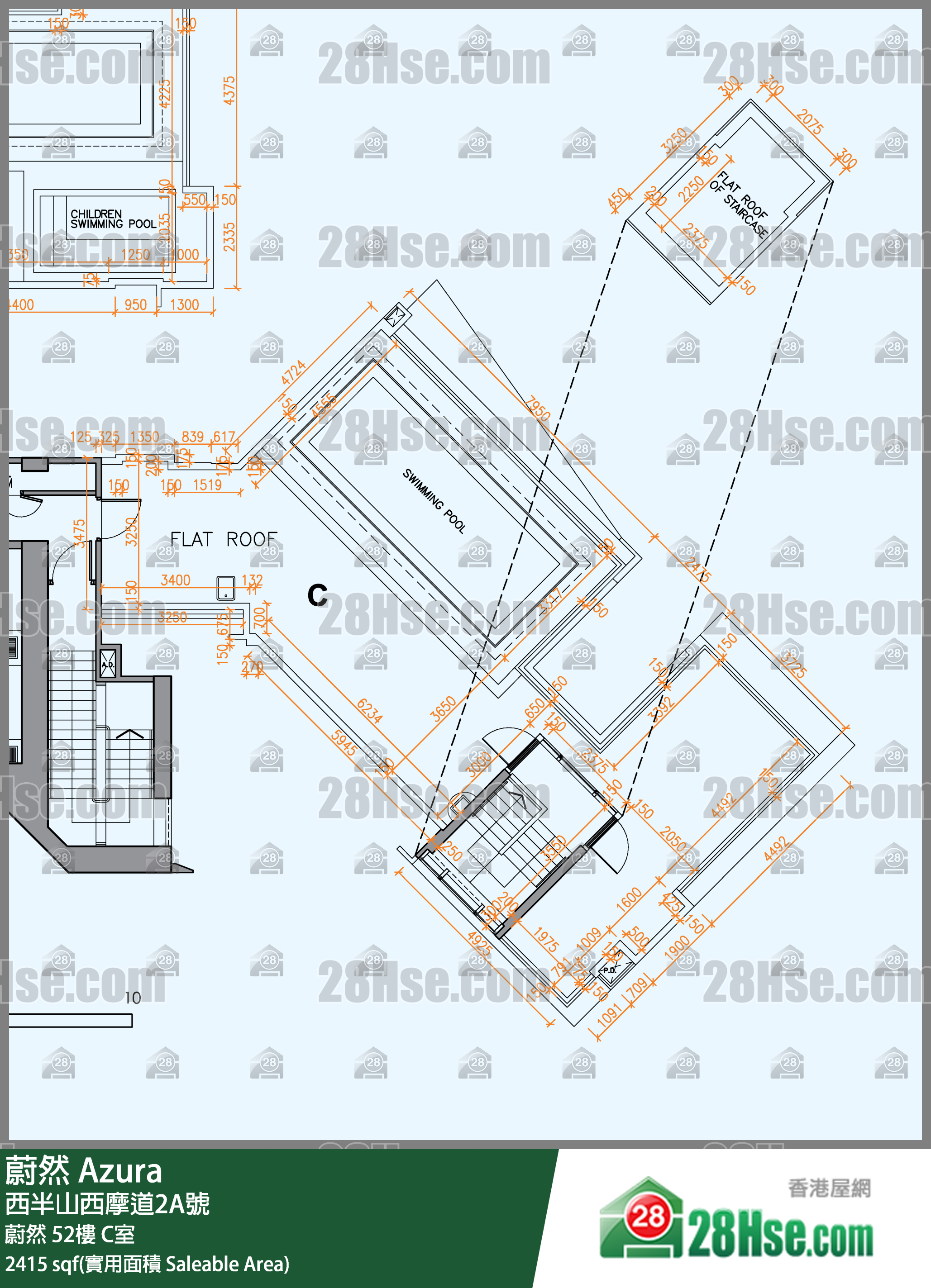 蔚然 蔚然52樓 C室 平面圖
