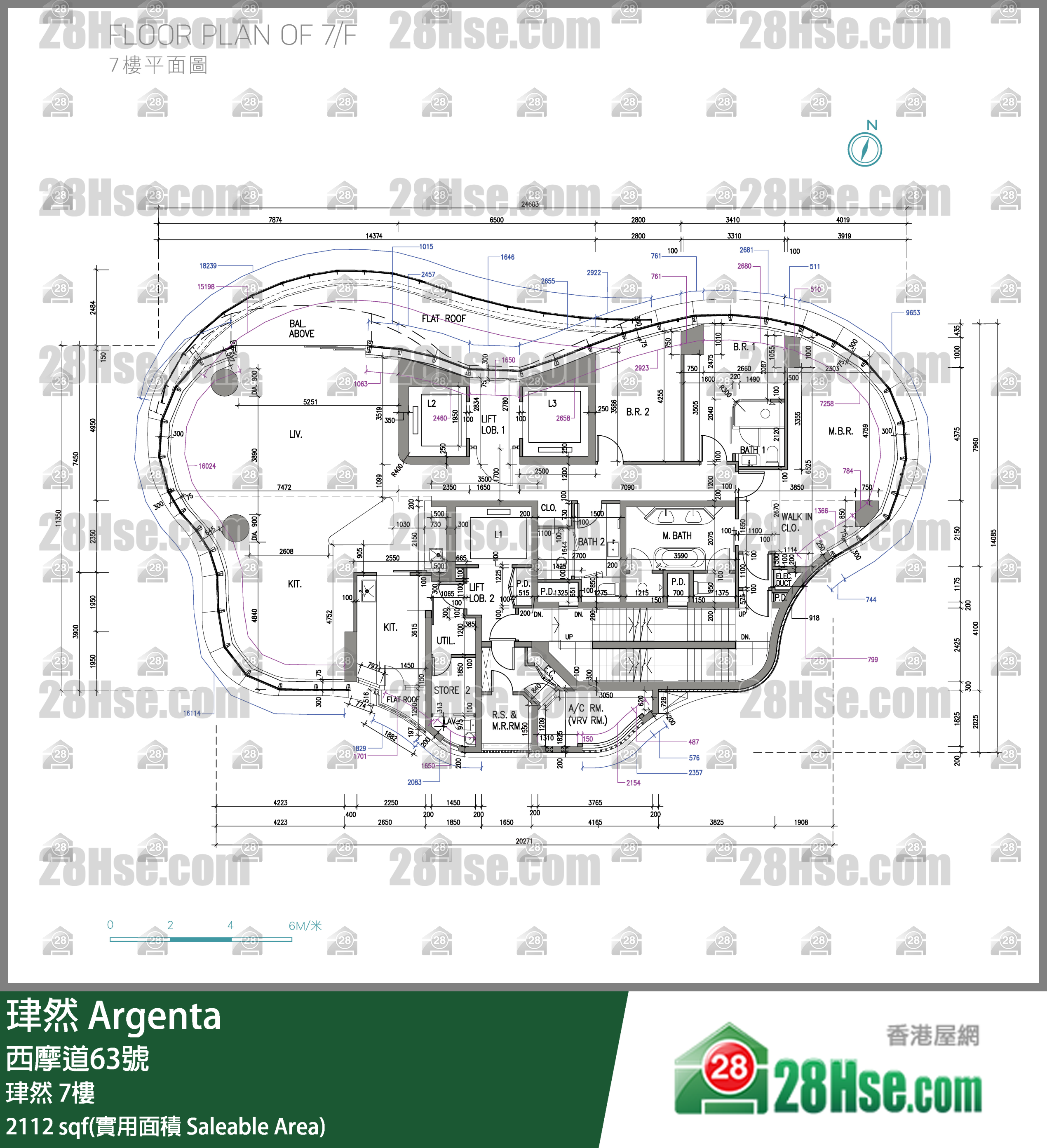 珒然 珒然7楼 平面图