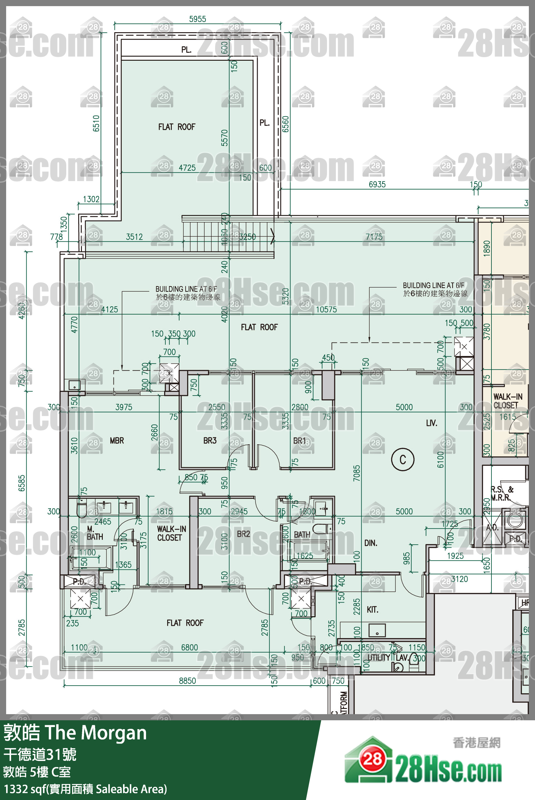 敦皓 敦皓5樓 C室 平面圖