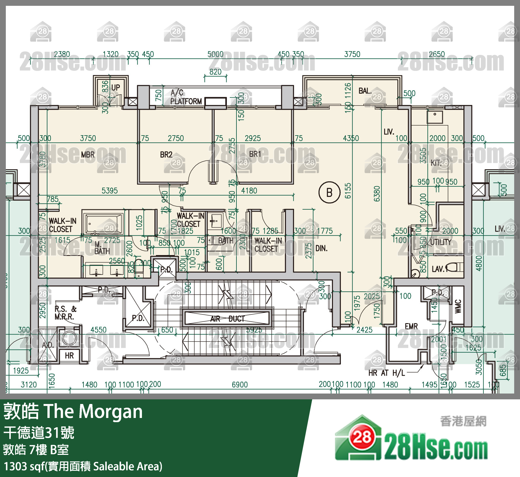 敦皓 敦皓7樓 B室 平面圖