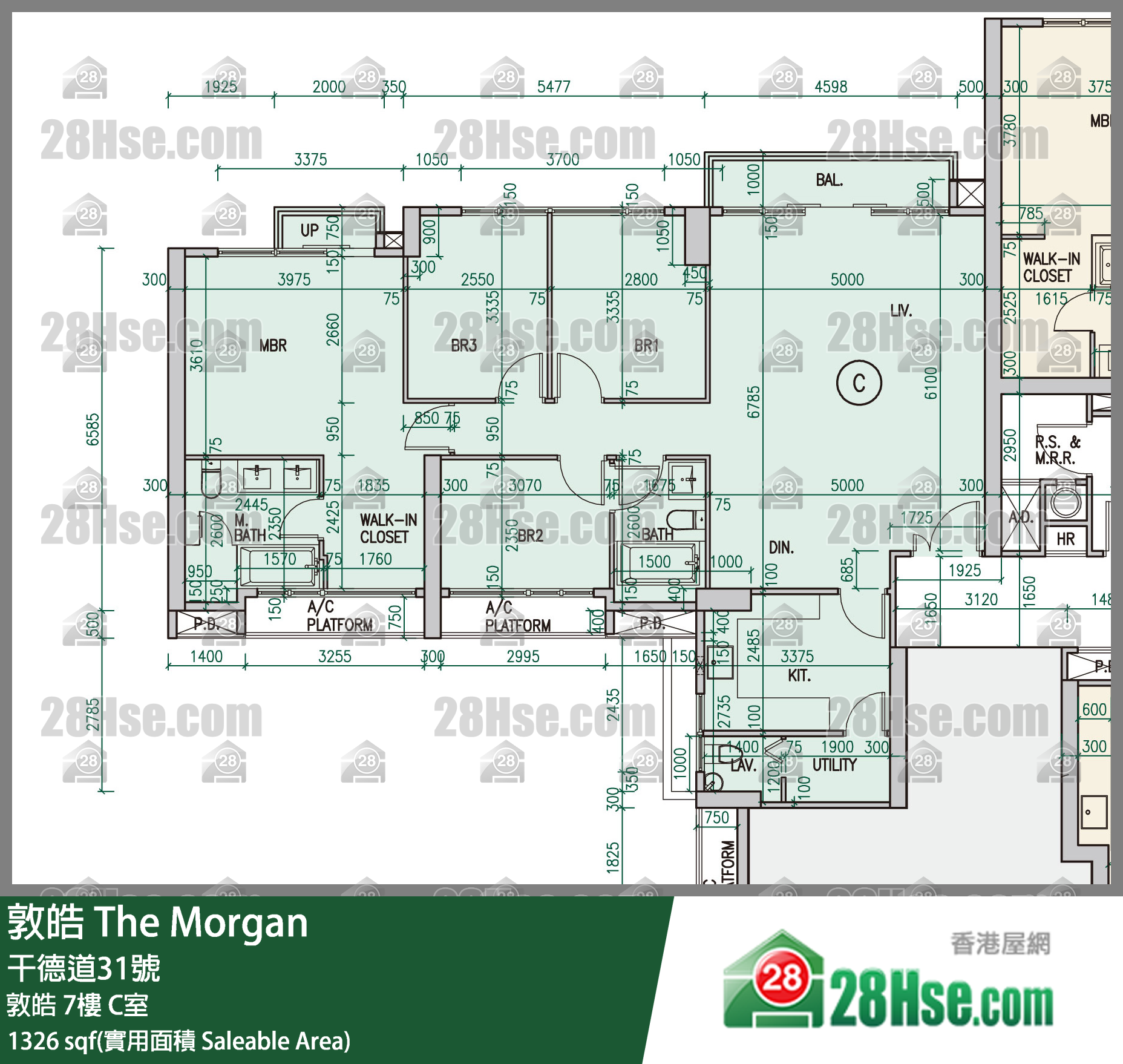 敦皓 敦皓7樓 C室 平面圖