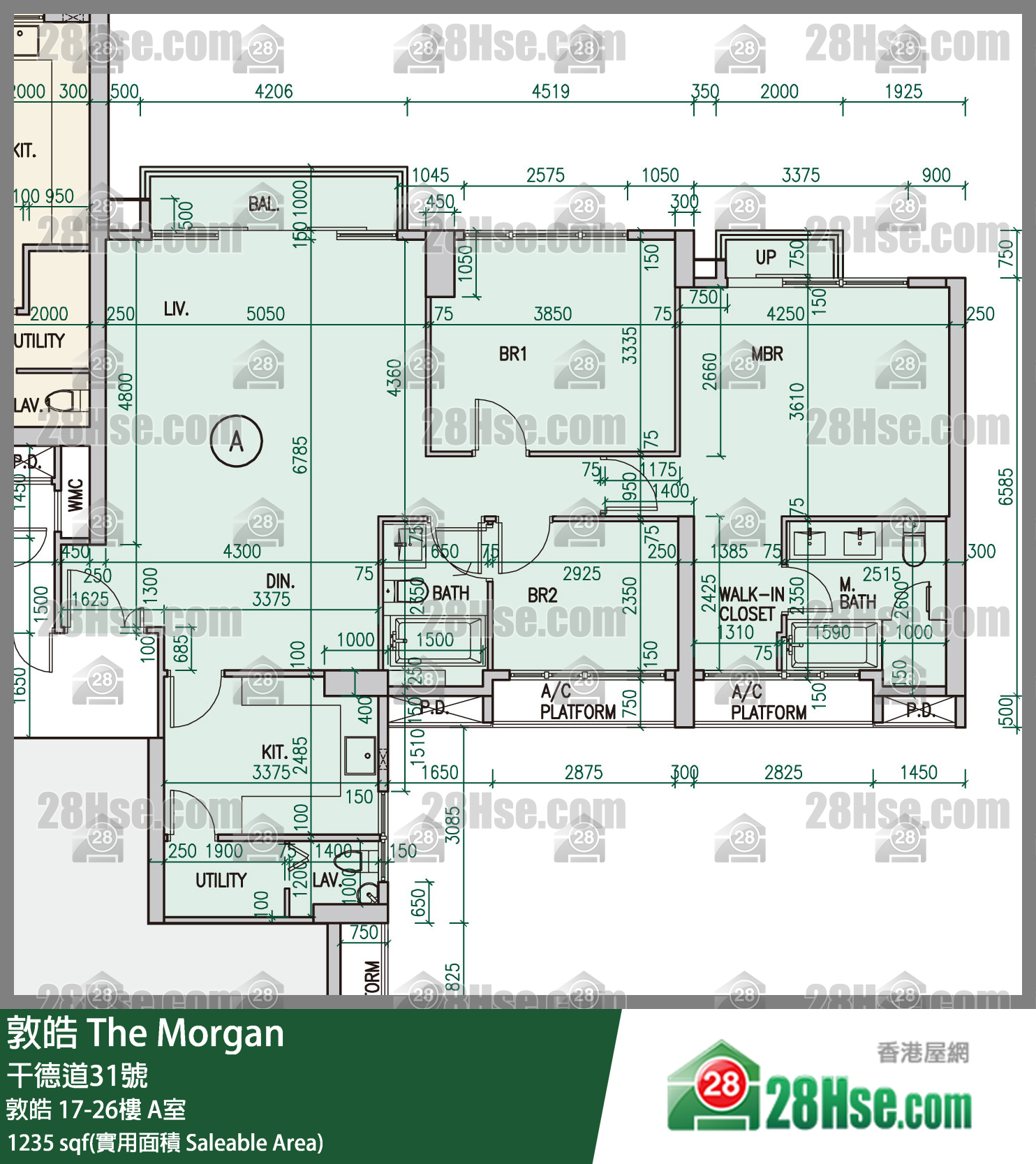敦皓 敦皓26樓 A室 平面圖