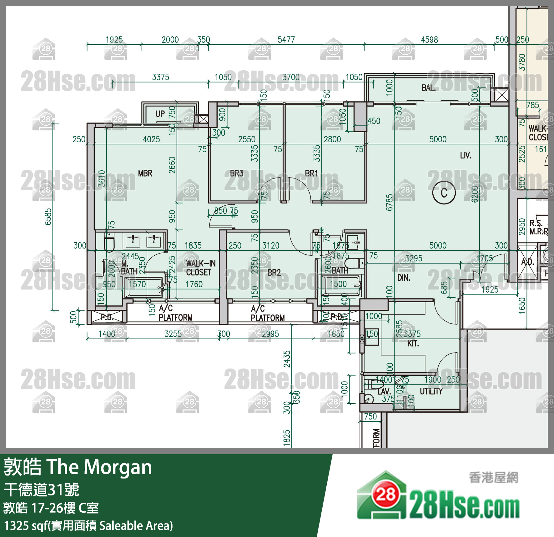 敦皓 敦皓17樓 C室 平面圖