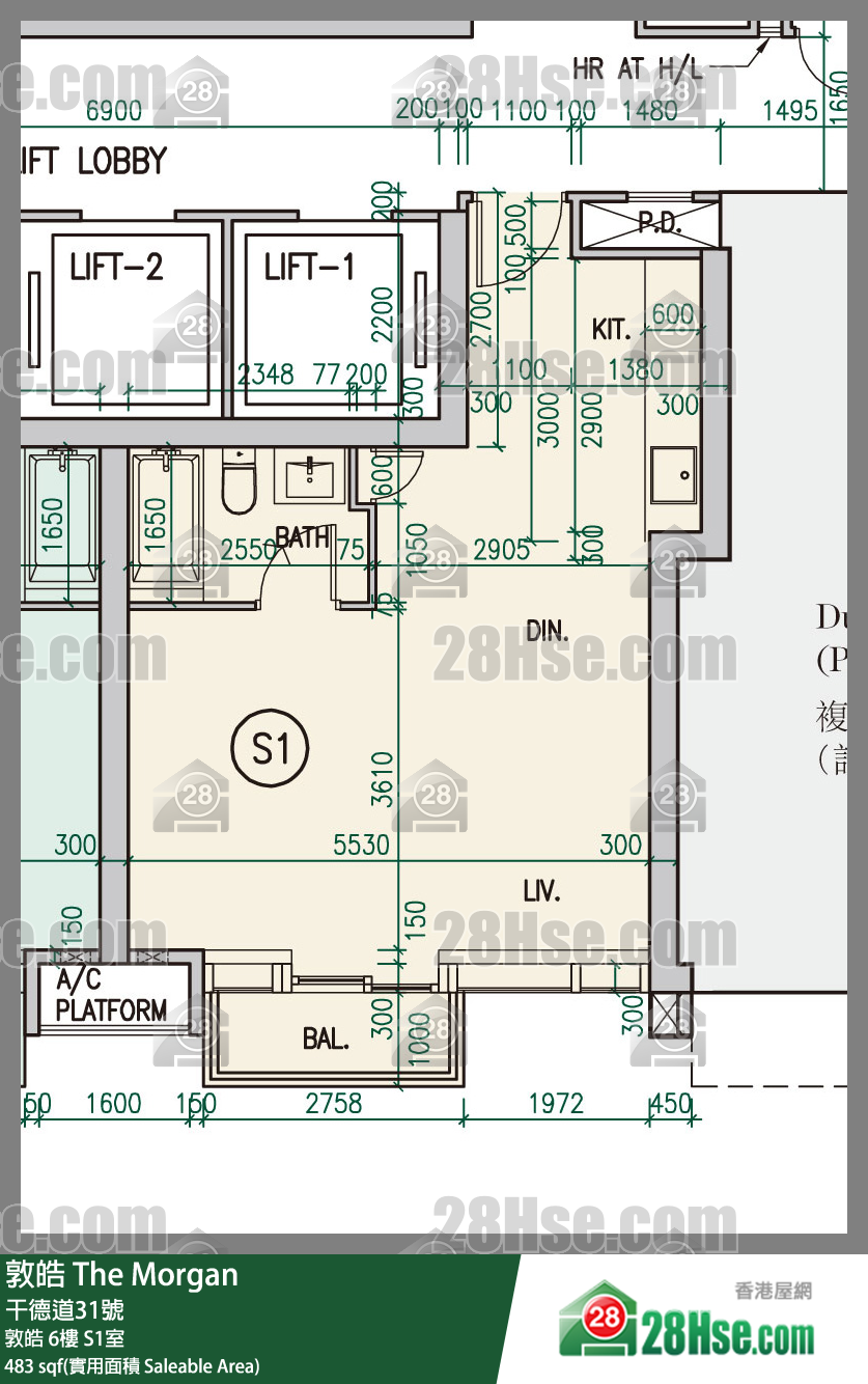 敦皓 敦皓 6樓 S1室 平面圖