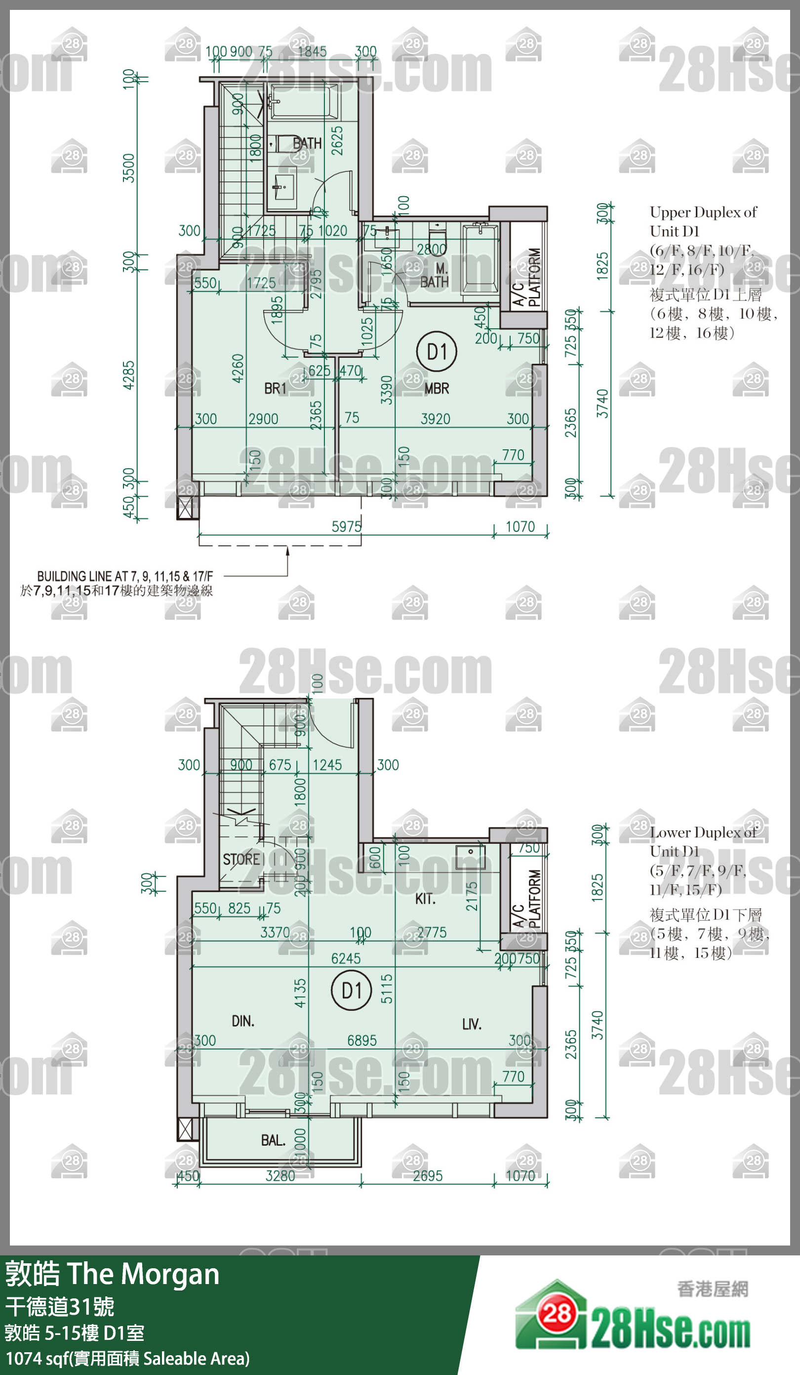 敦皓 敦皓 5樓 D1室 平面圖