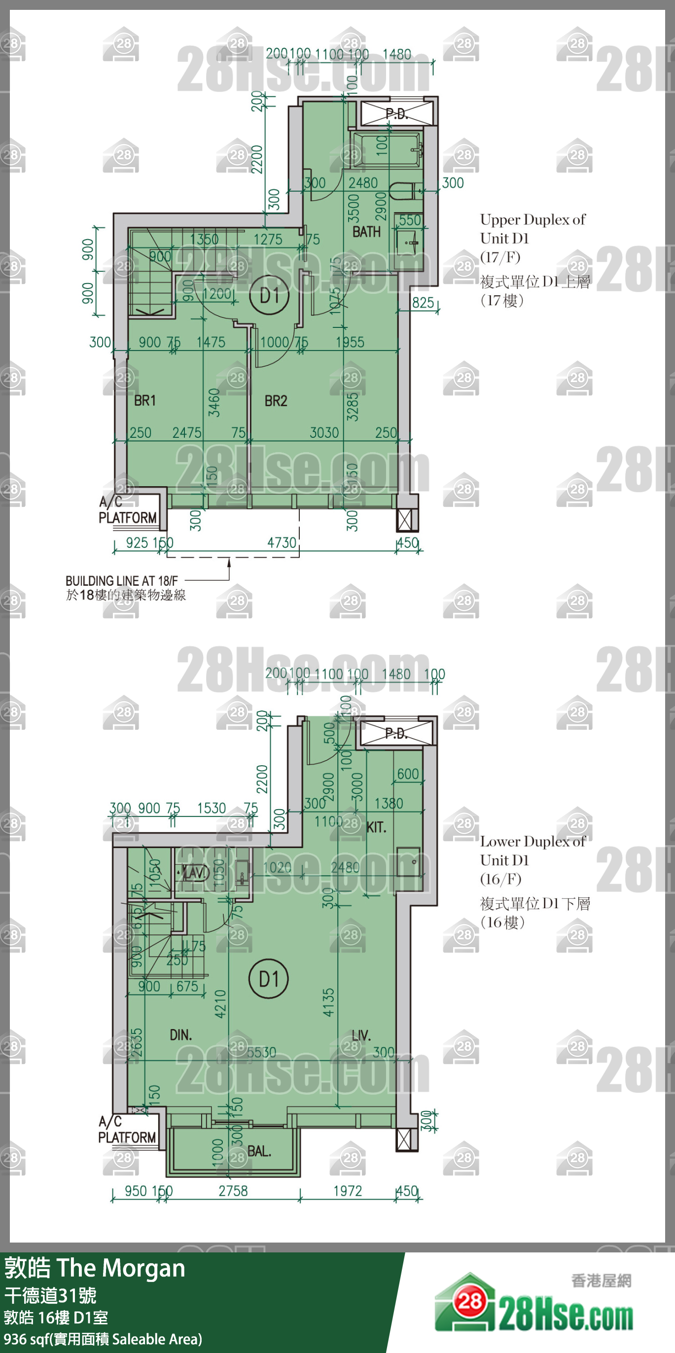 敦皓 敦皓16樓 D1室 平面圖
