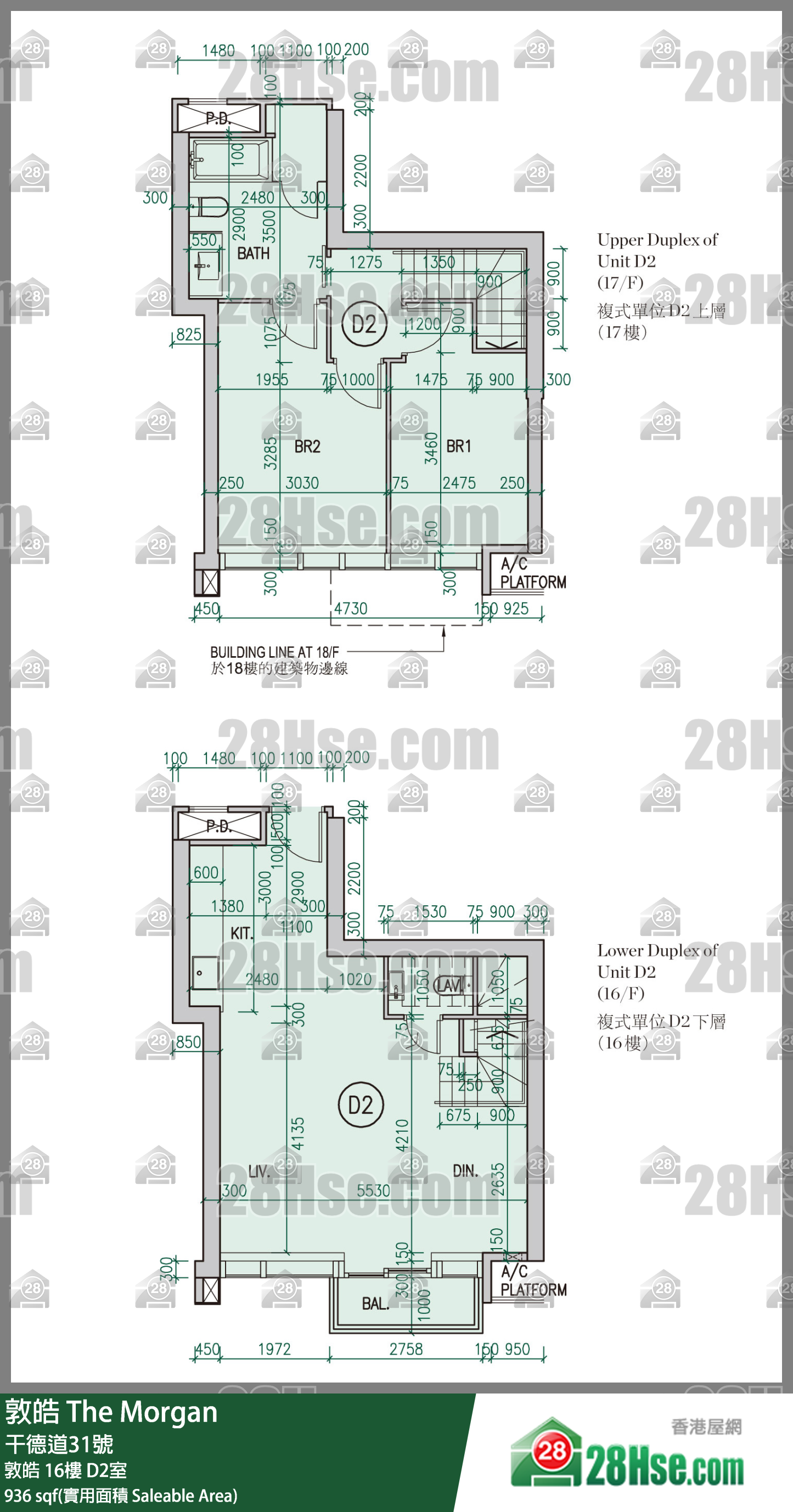 敦皓 敦皓 16樓 D2室 平面圖