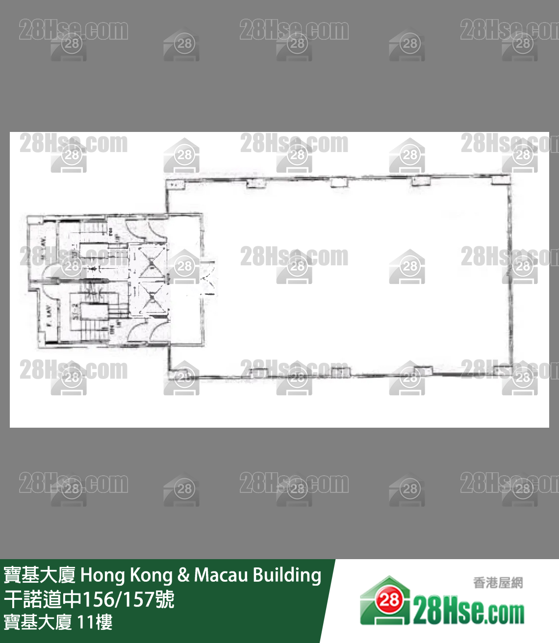 寶基大廈 11樓 平面圖