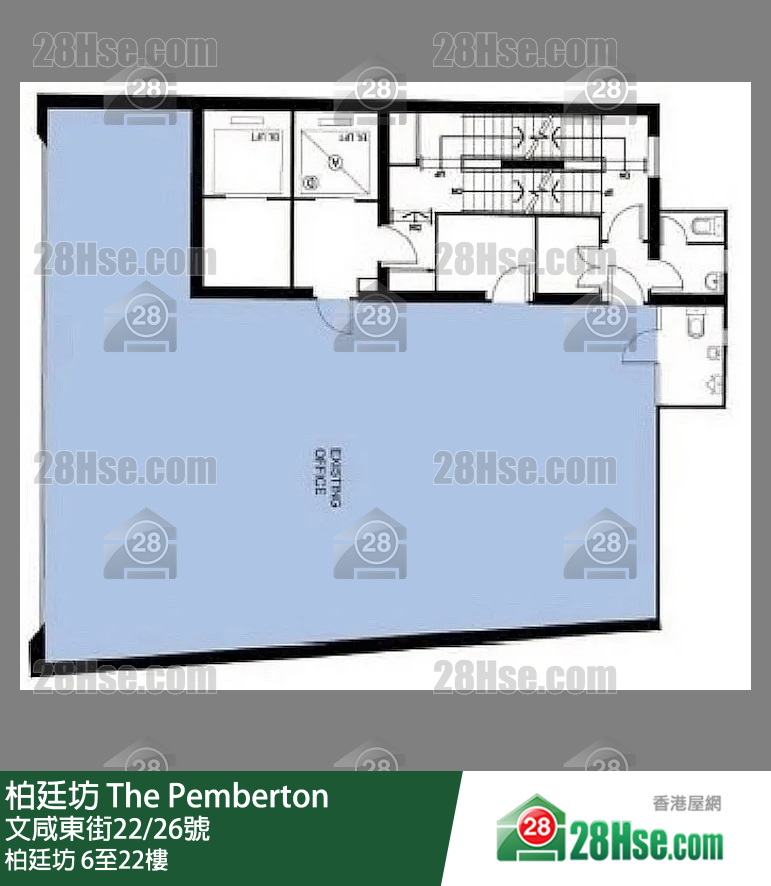 柏廷坊 6-22楼 平面图