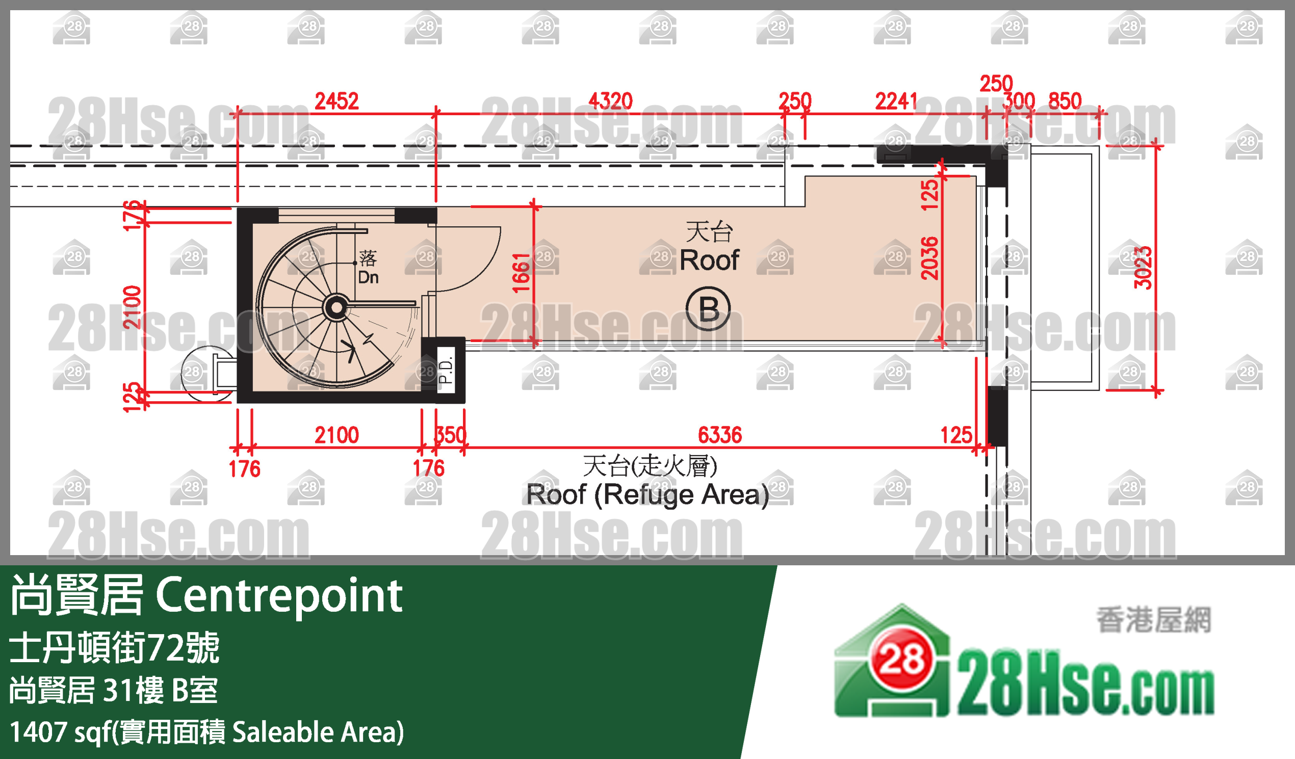 尚贤居 尚贤居 31楼 B室 平面图