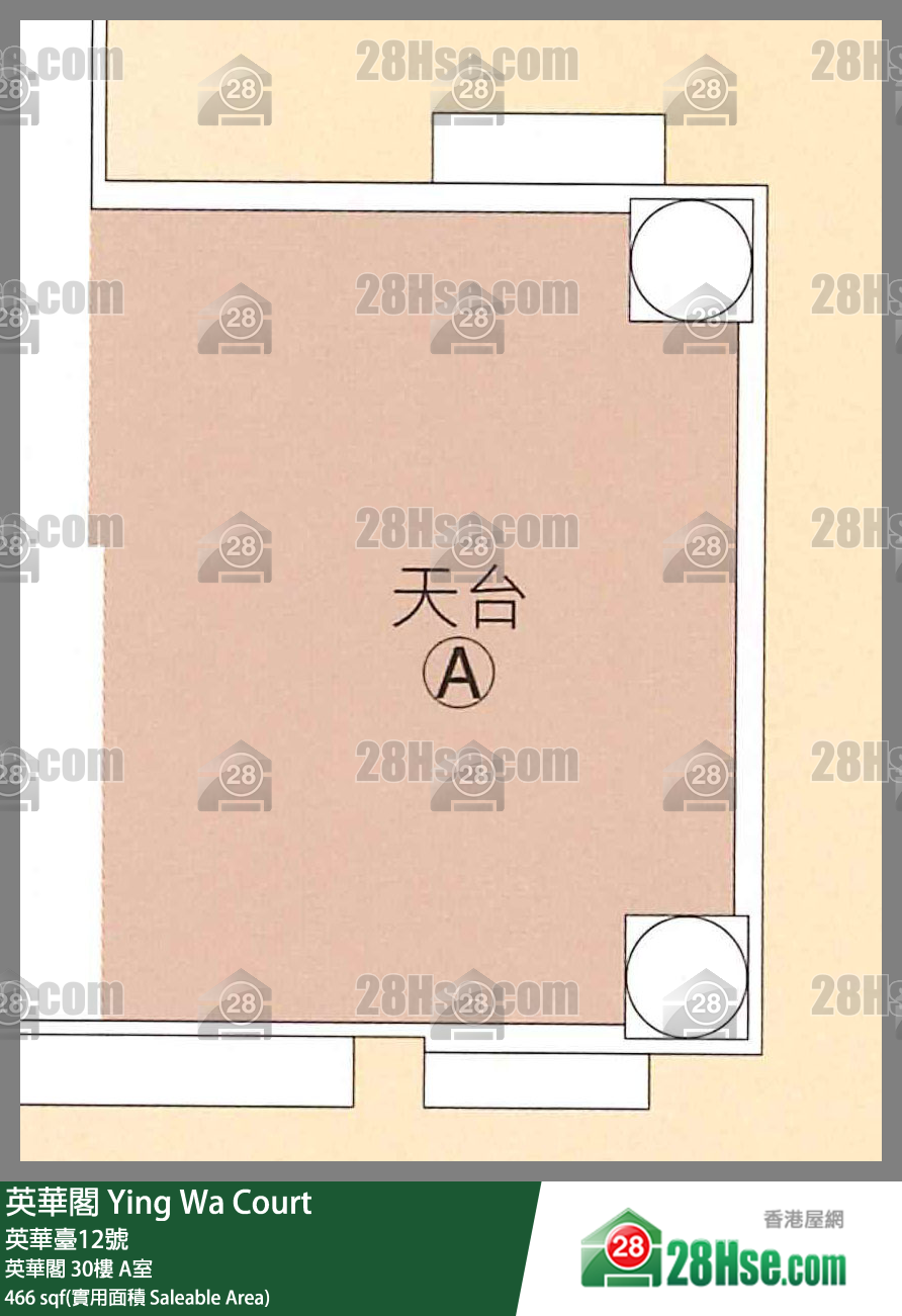英华阁 英华阁30楼 A室 平面图