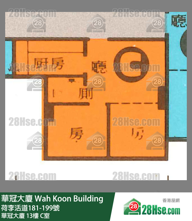 华冠大厦 华冠大厦13楼 C室 平面图