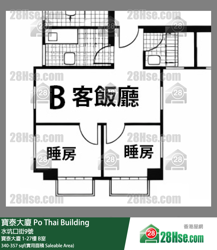 宝泰大厦 宝泰大厦18楼 B室 平面图