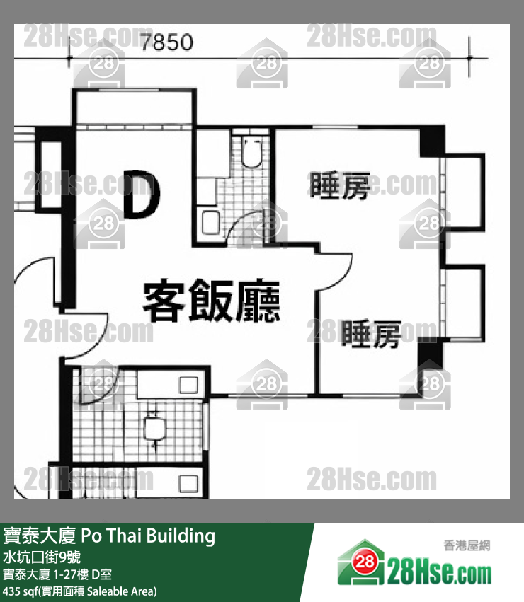 宝泰大厦 宝泰大厦12楼 D室 平面图