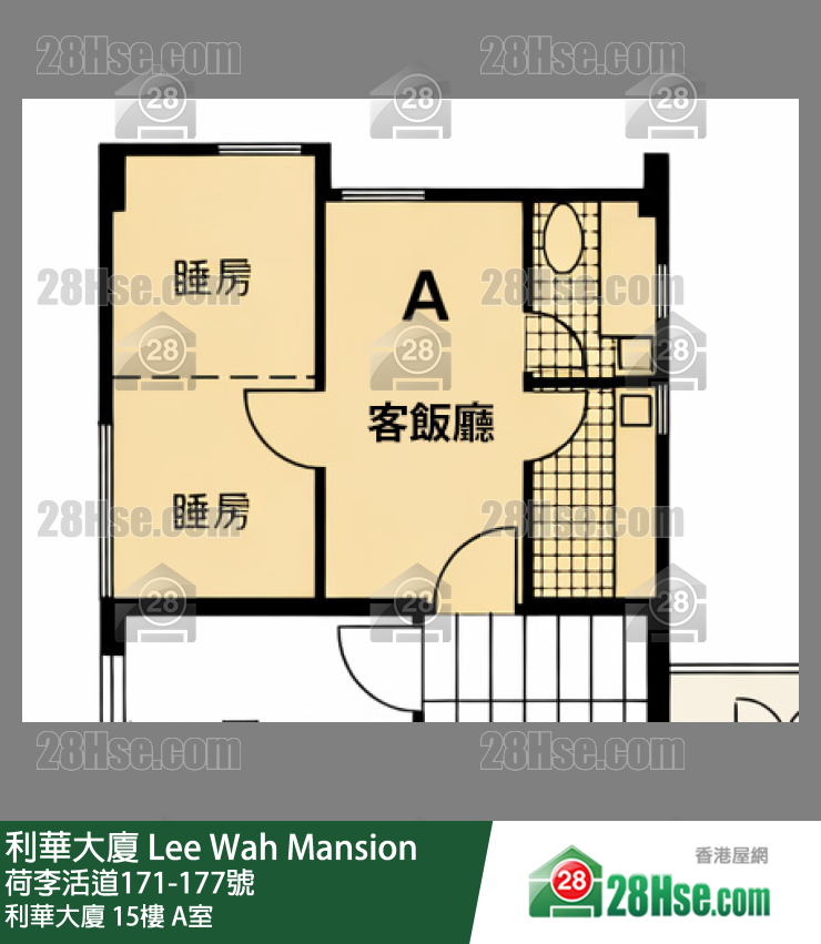 利华大厦 利华大厦15楼 A室 平面图