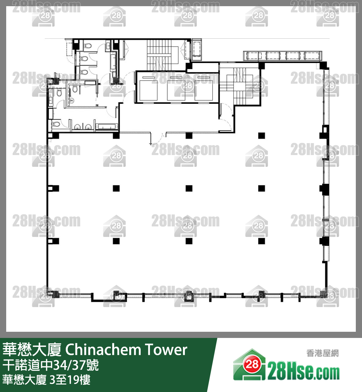 Chinachem Tower 3-19/f FloorPlan