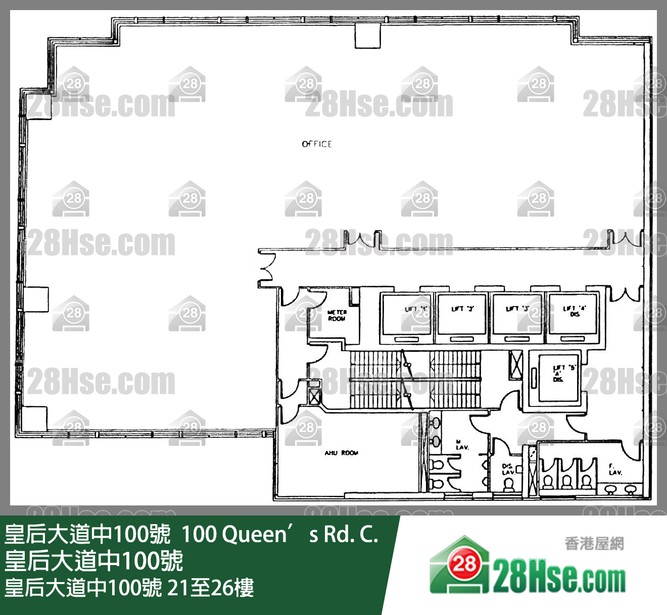 100 Queen’s Rd. C. 21-26/f FloorPlan