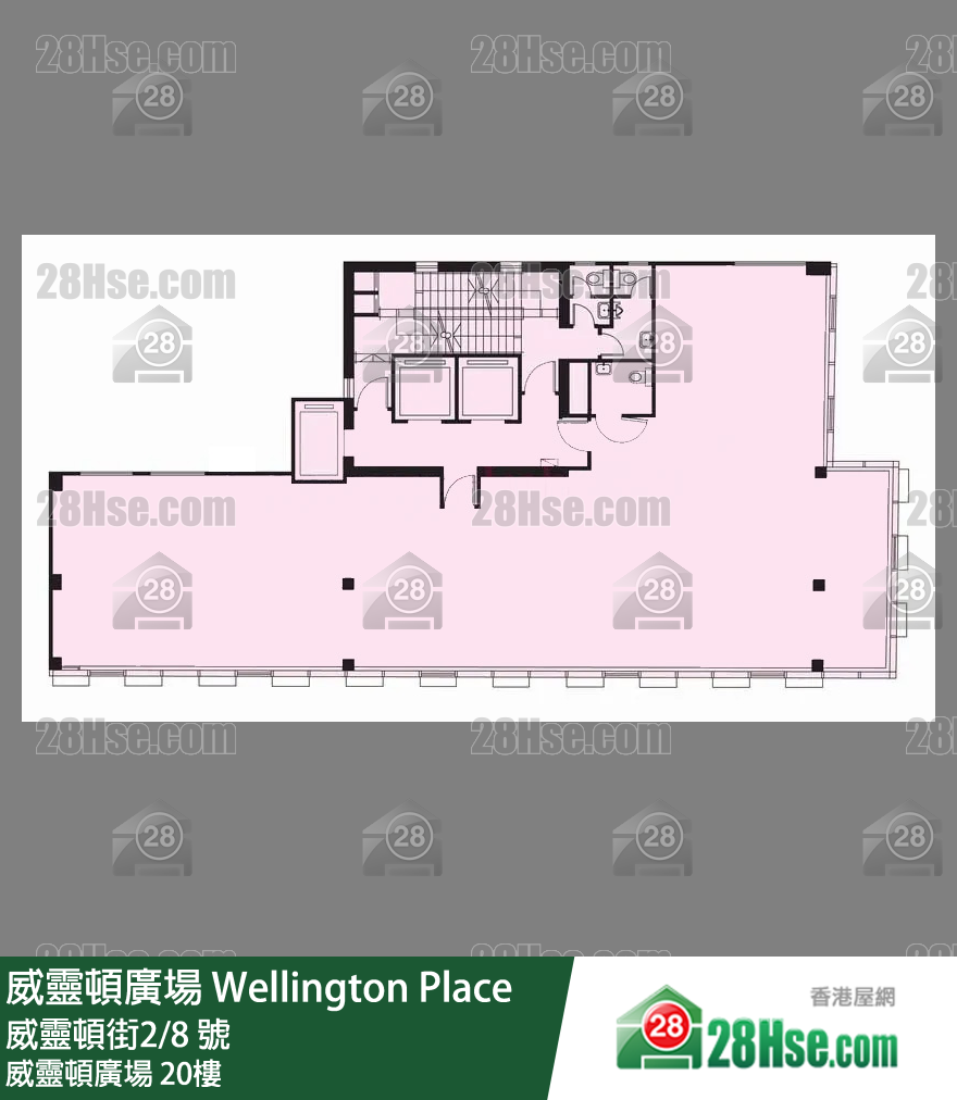 威靈頓廣場 20樓 平面圖 威靈頓廣場 20樓 平面圖