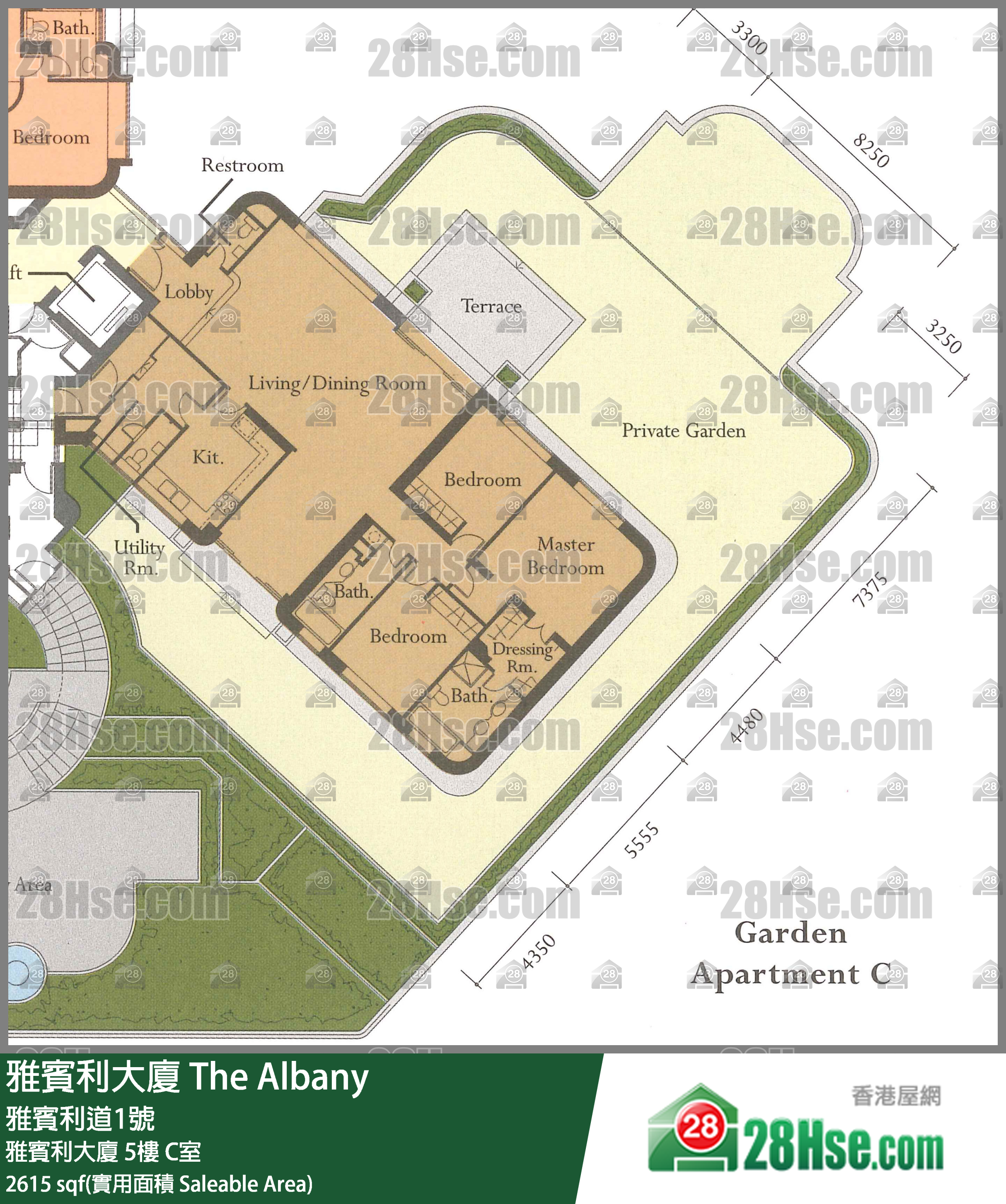 雅賓利大廈 雅賓利大廈5樓 C室 平面圖