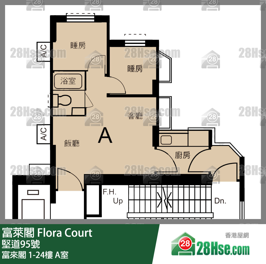 Flora Court Unit FloorPlan (Provided by 28Hse)