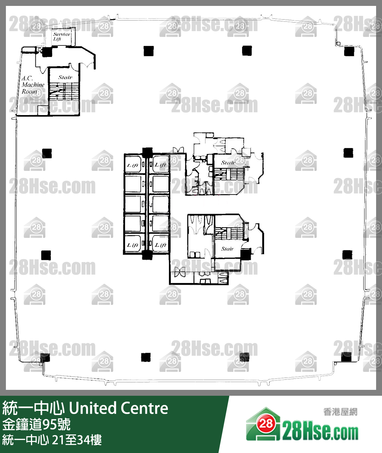 United Centre 21-34/f FloorPlan United Centre 21-34/f FloorPlan