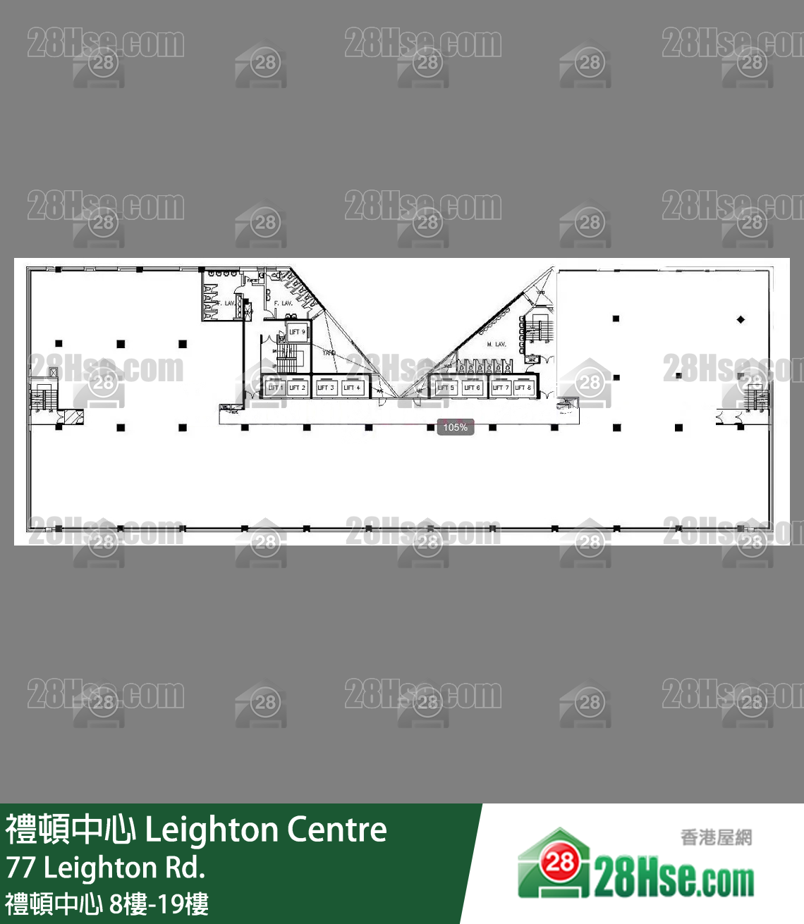  Leighton Centre 8/f-19/f FloorPlan