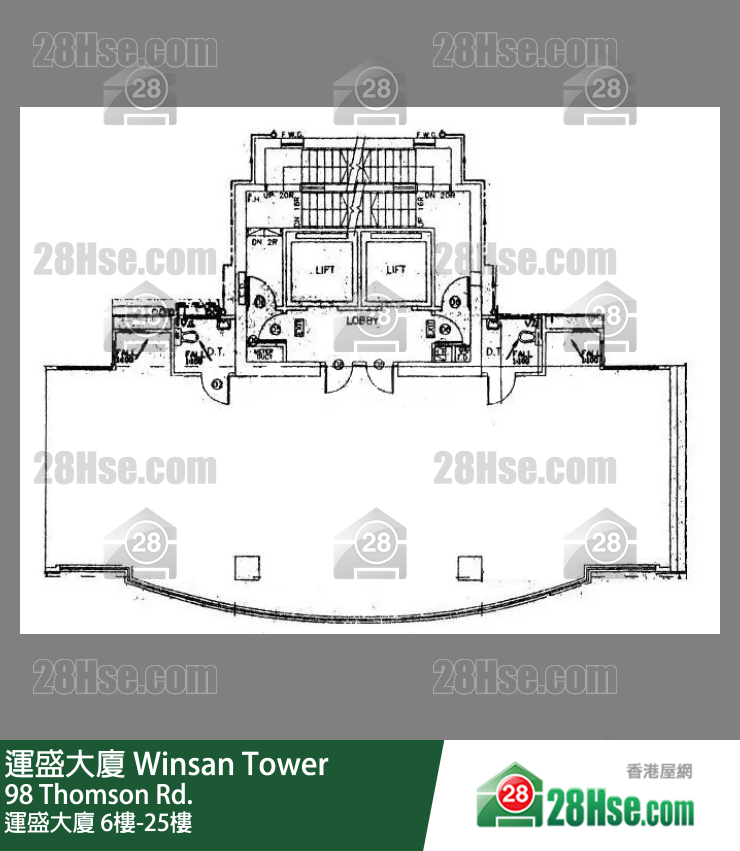 Winsan Tower 6/f-25/f FloorPlan