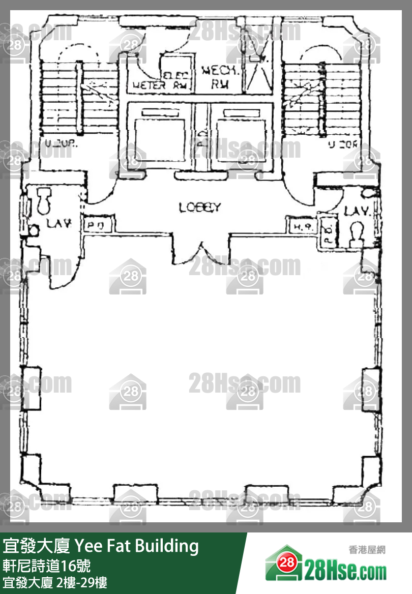 Yee Fat Building 2/f-29/f FloorPlan