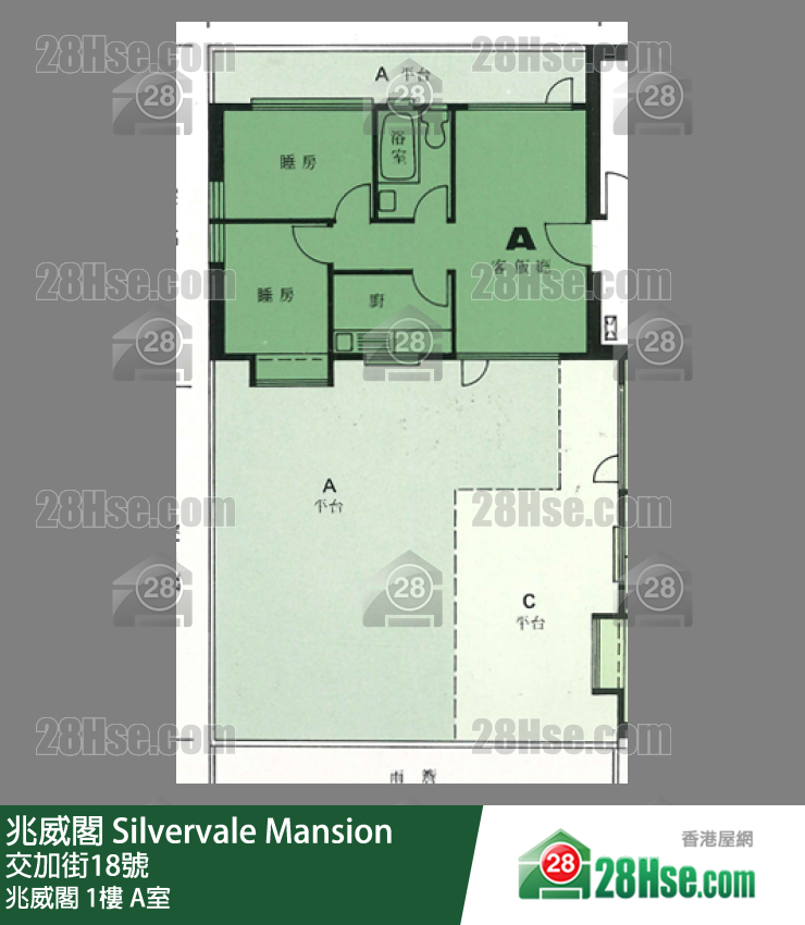 兆威阁 兆威阁1楼 A室 平面图
